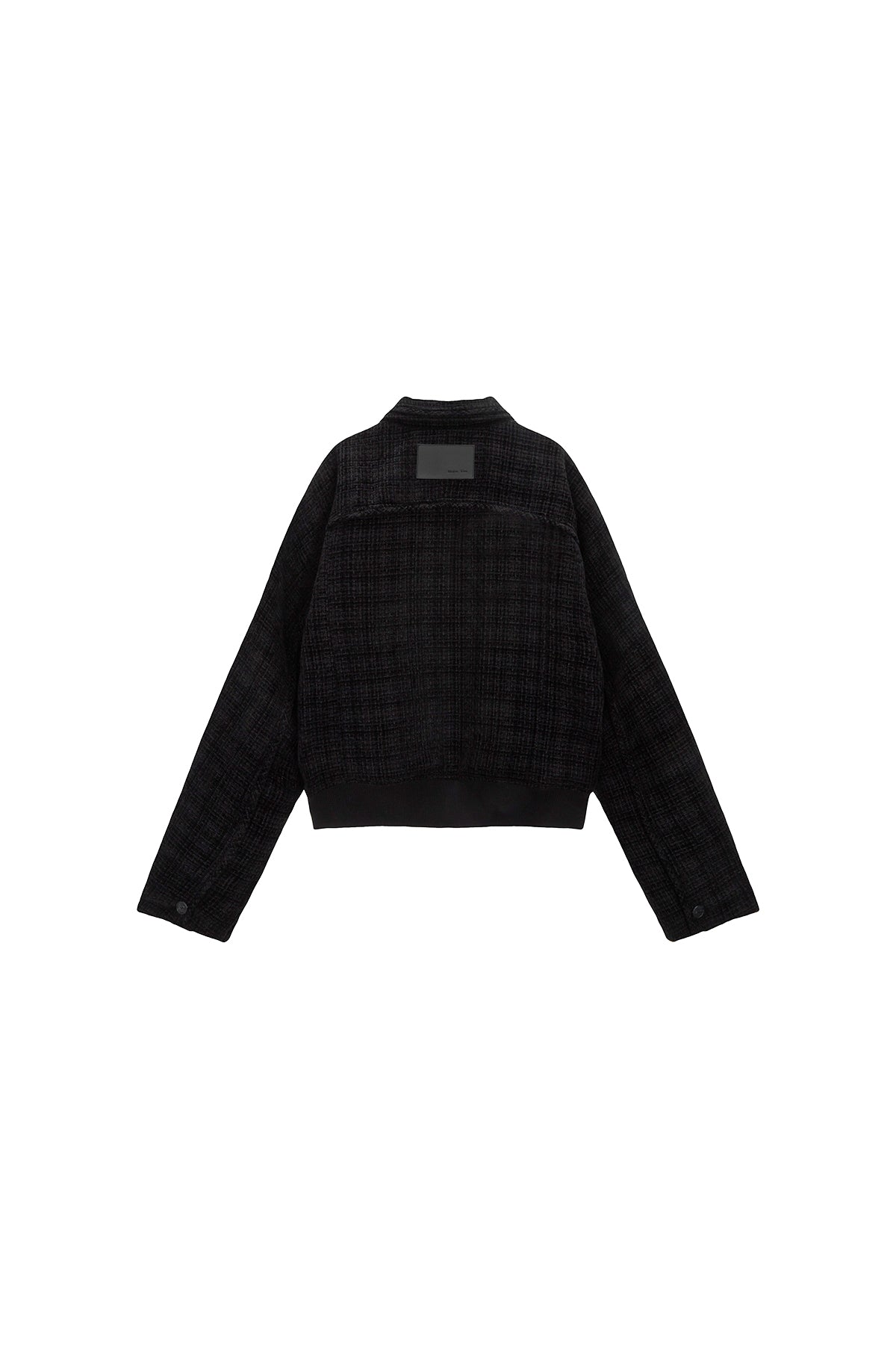 Matinkim Tweed Blouson Jumper For Men IN Black