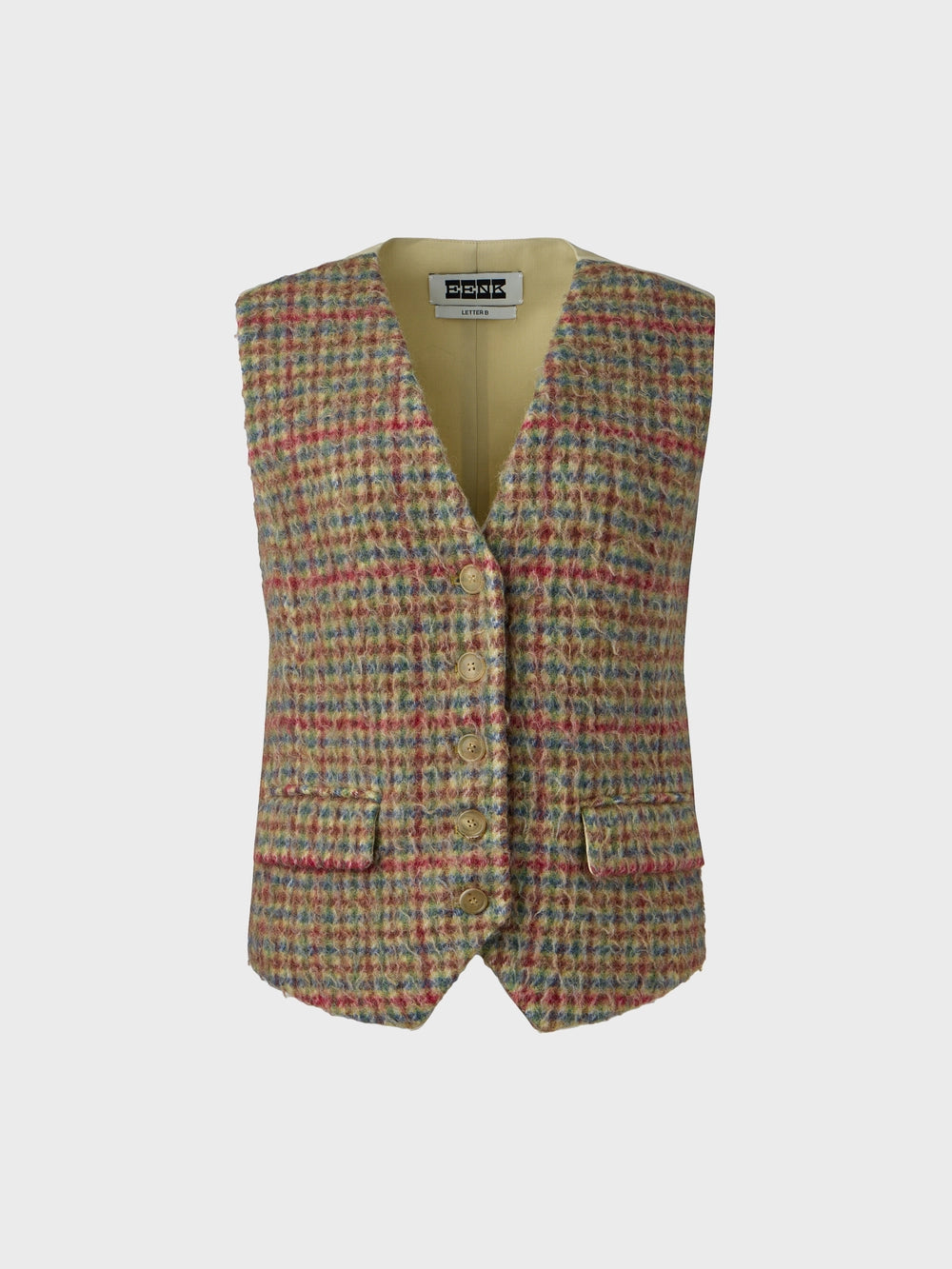 EENK Belted Tailored Vest - Multi