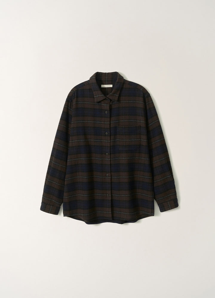 Nothing Written Pinué Wool Shirt (Check)