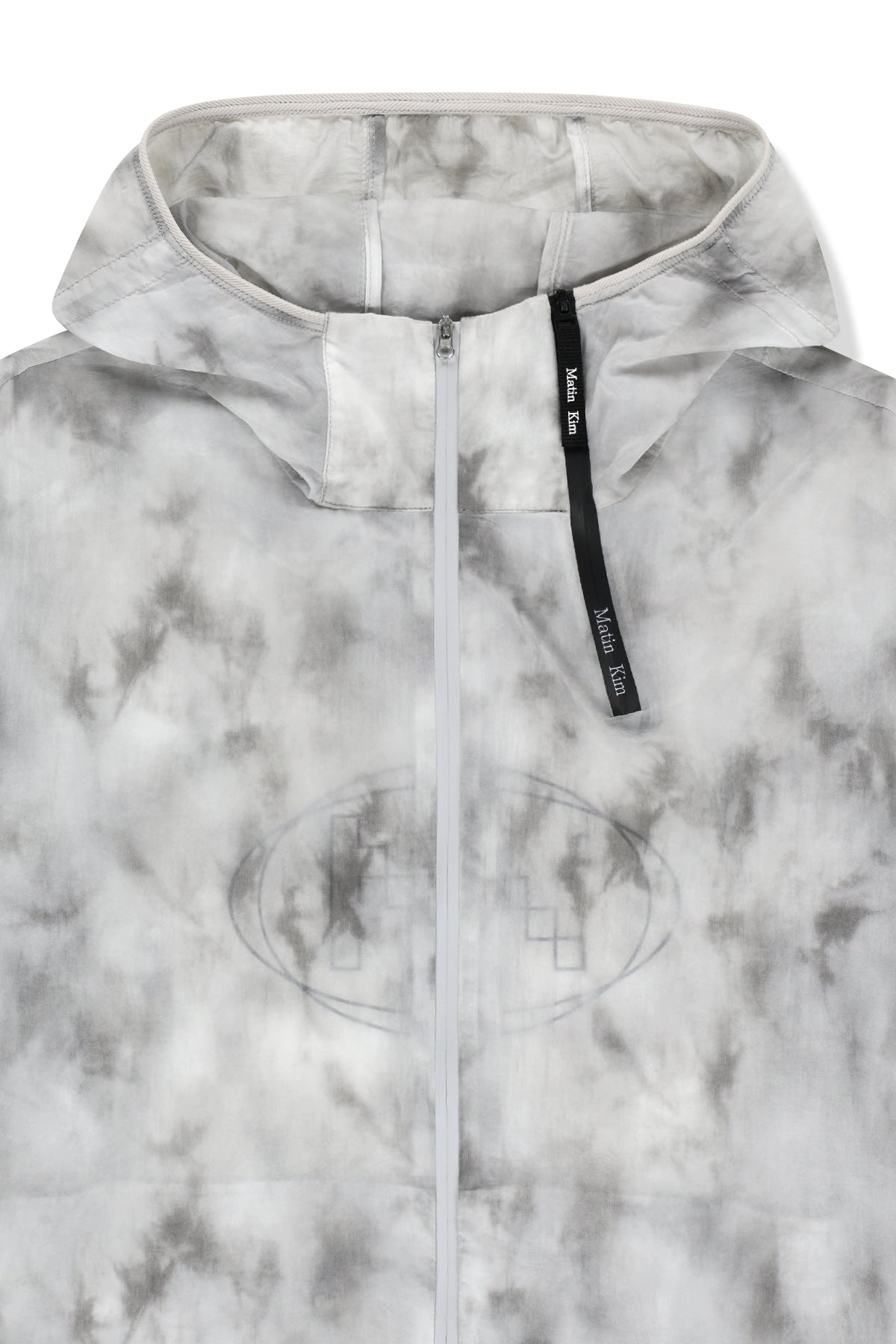 Matinkim Matin Pace Reflective Logo Windbreaker IN Light Grey