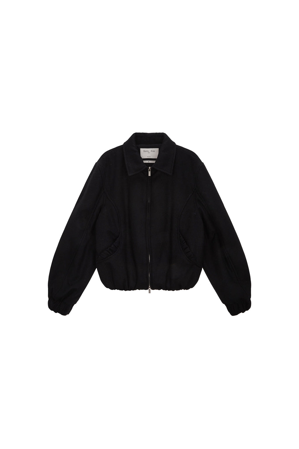 Matinkim Volume Zip UP Bomber Jumper IN Black