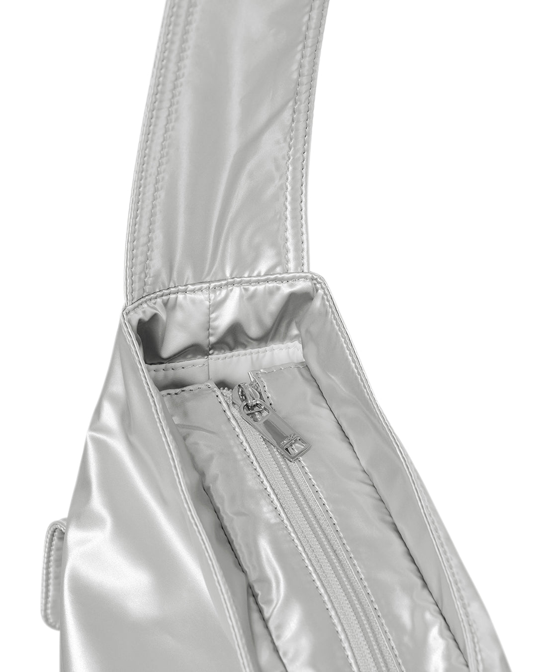 Slouch Pocket Bag · Silver