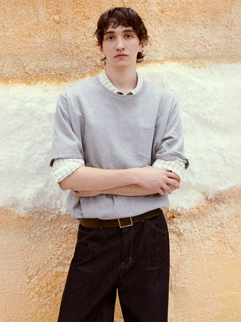 Low Classic Pipe Dream T-Shirt Melange Grey