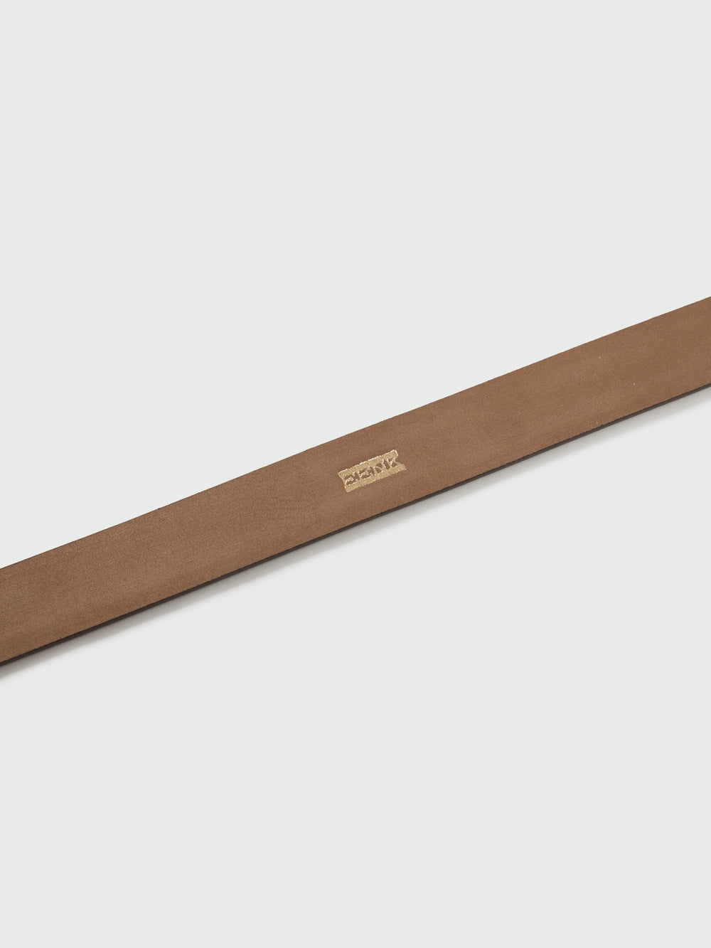 EENK Buckle Leather Belt - Brown