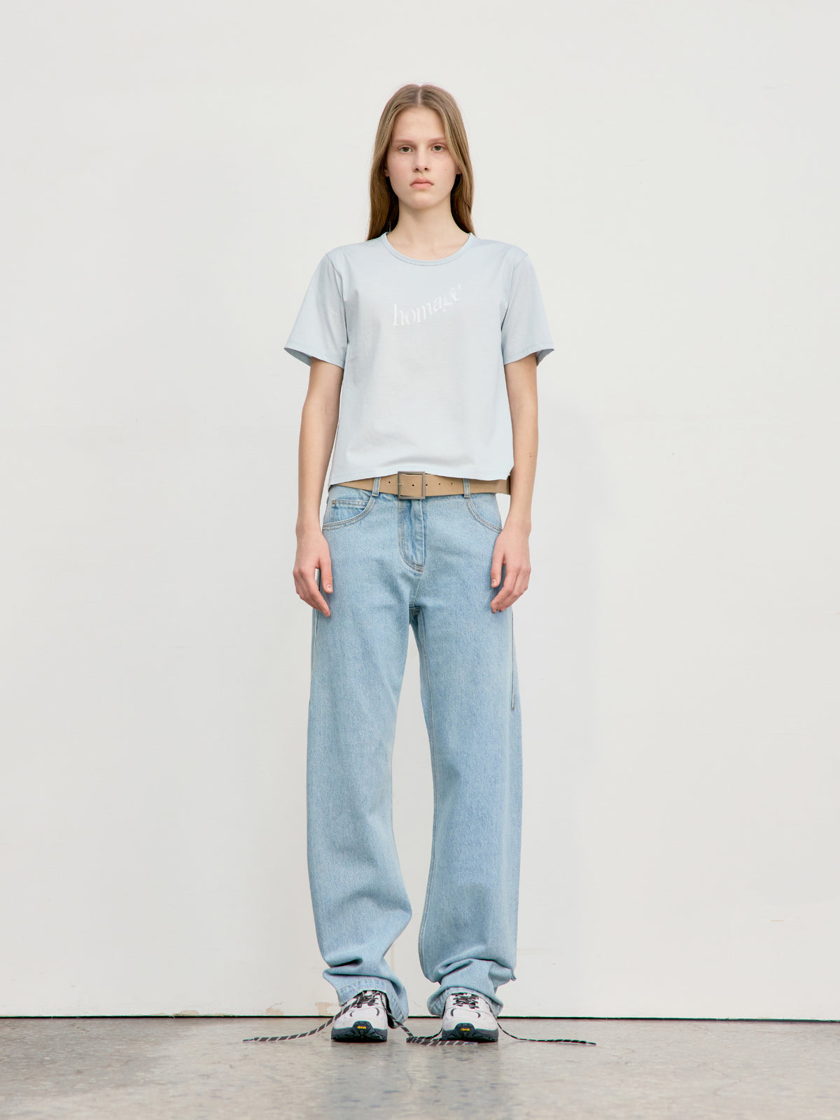 Low Classic New Straight Fit Denim Light Blue