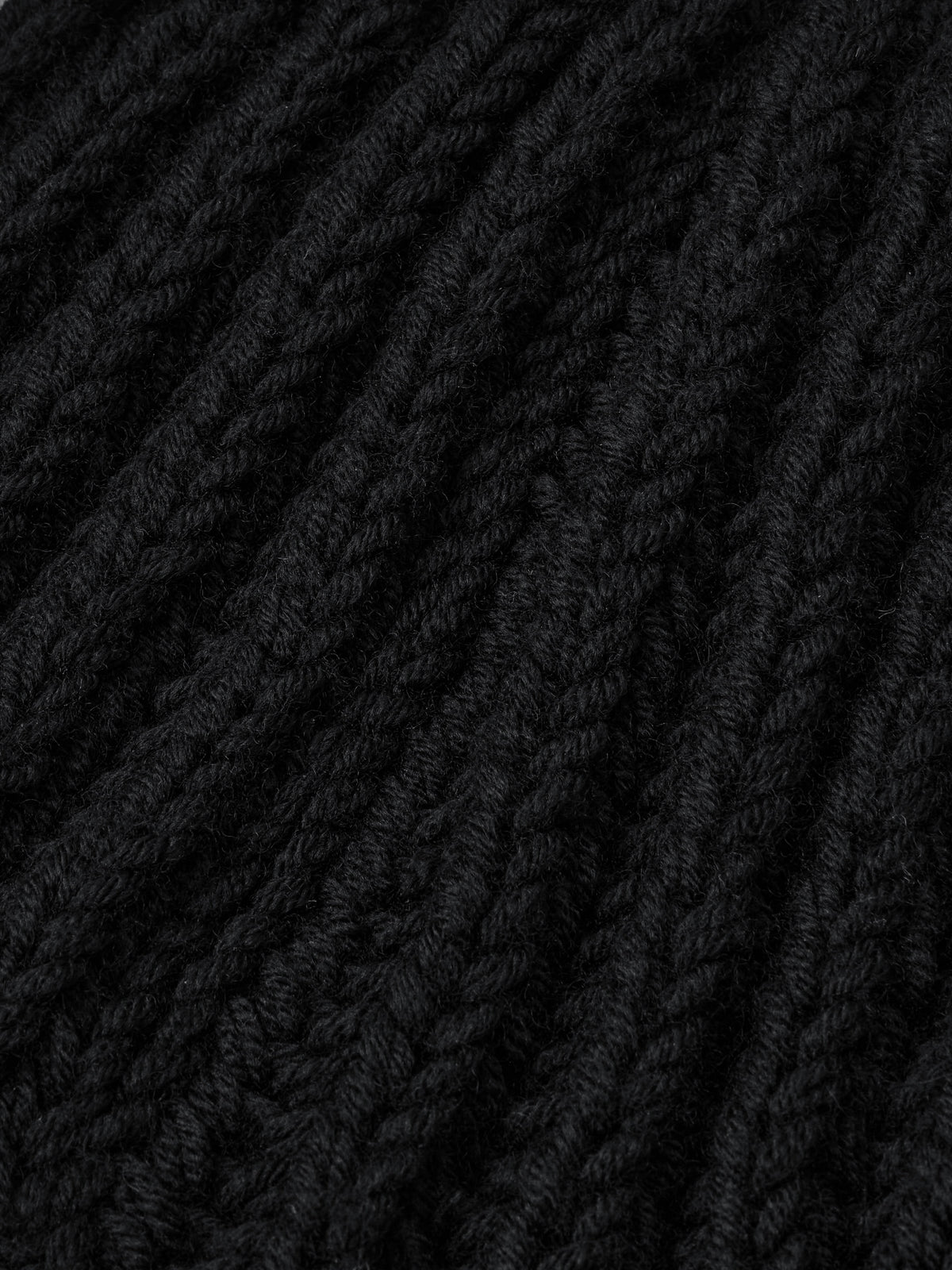 MARGESHERWOOD Handmade Earflap Beanie black
