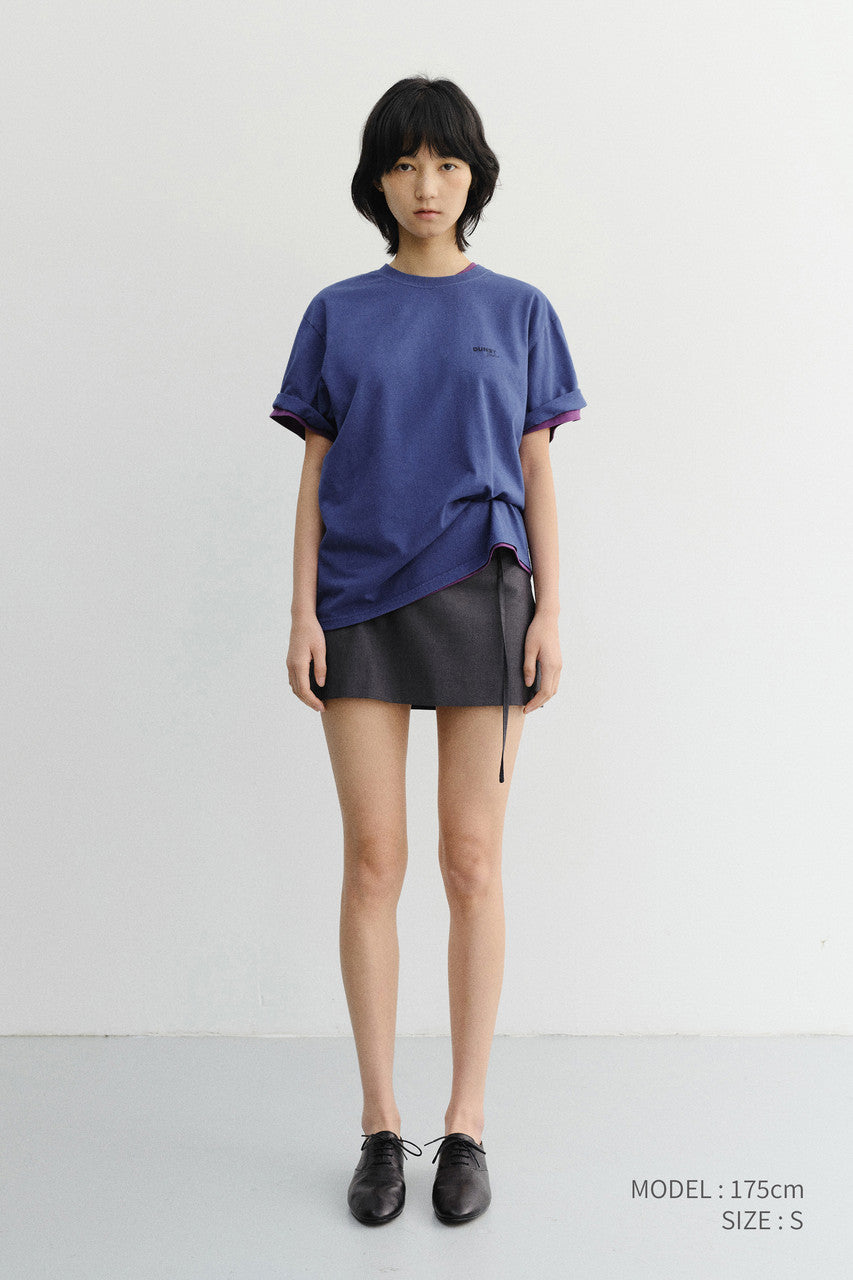 Dunst Unisex Garment Dyed T-Shirt Blue