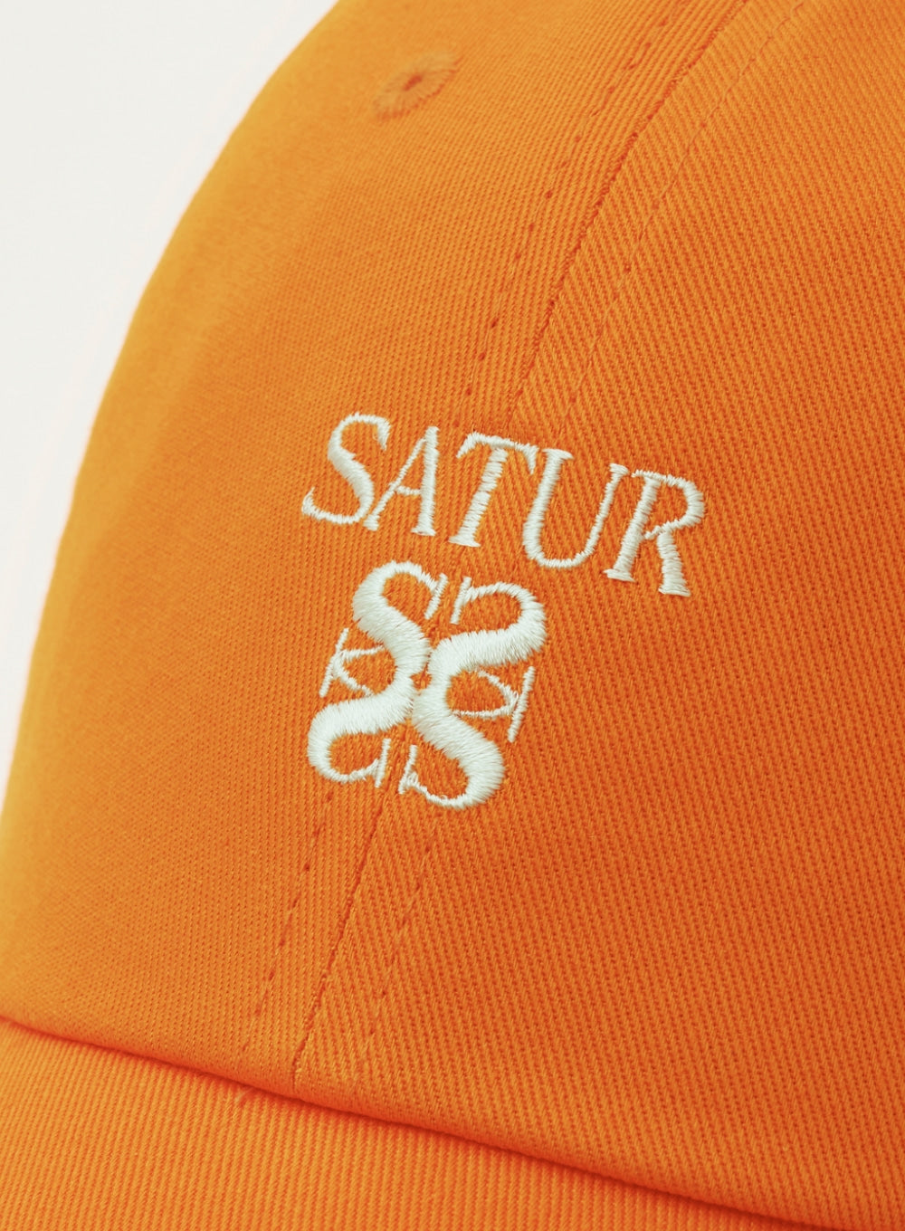 [satur] Classic Logo Ball Cap - Orange