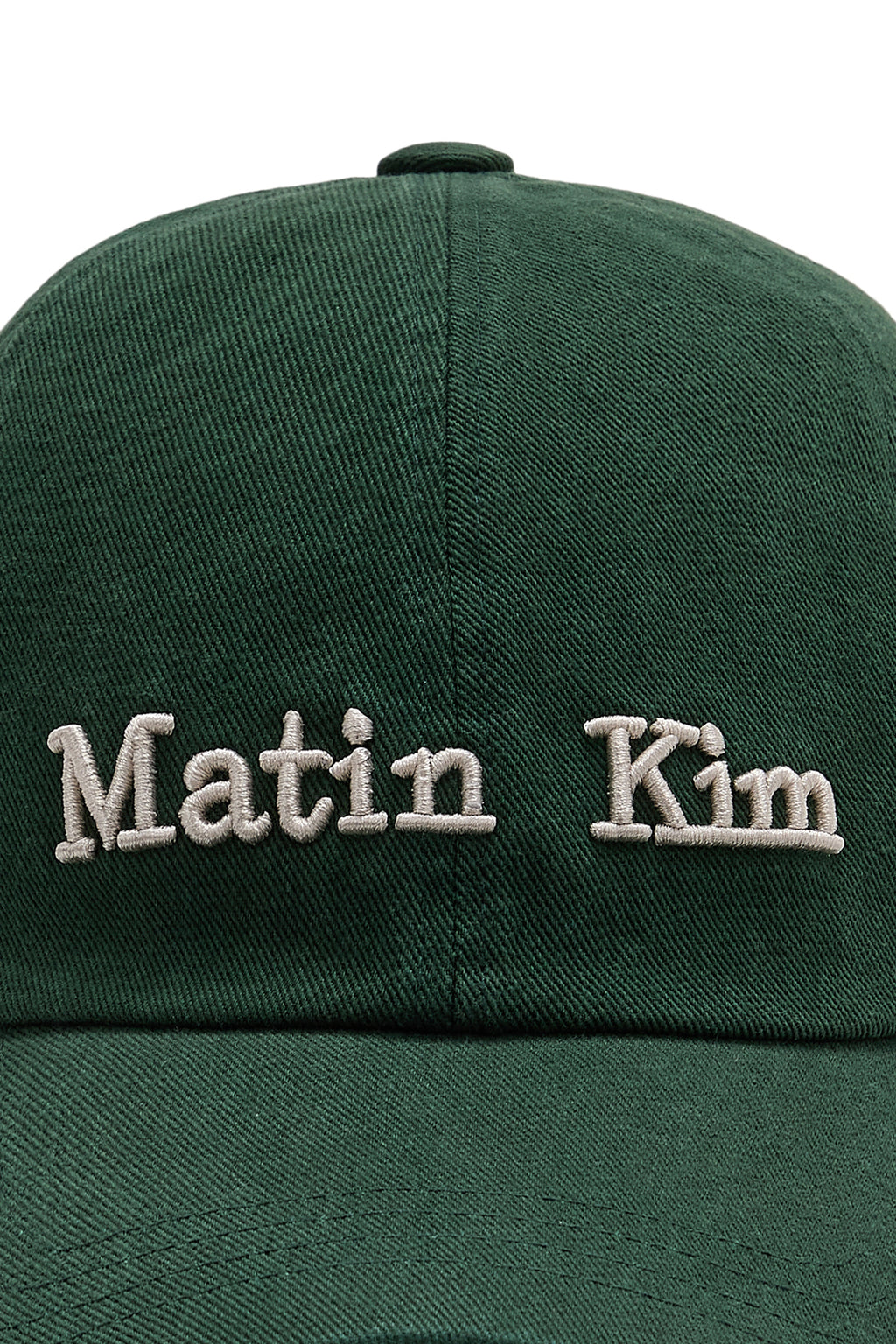 [matinkim] MATIN DUSTY CLASSIC LOGO BALL CAP IN GREEN