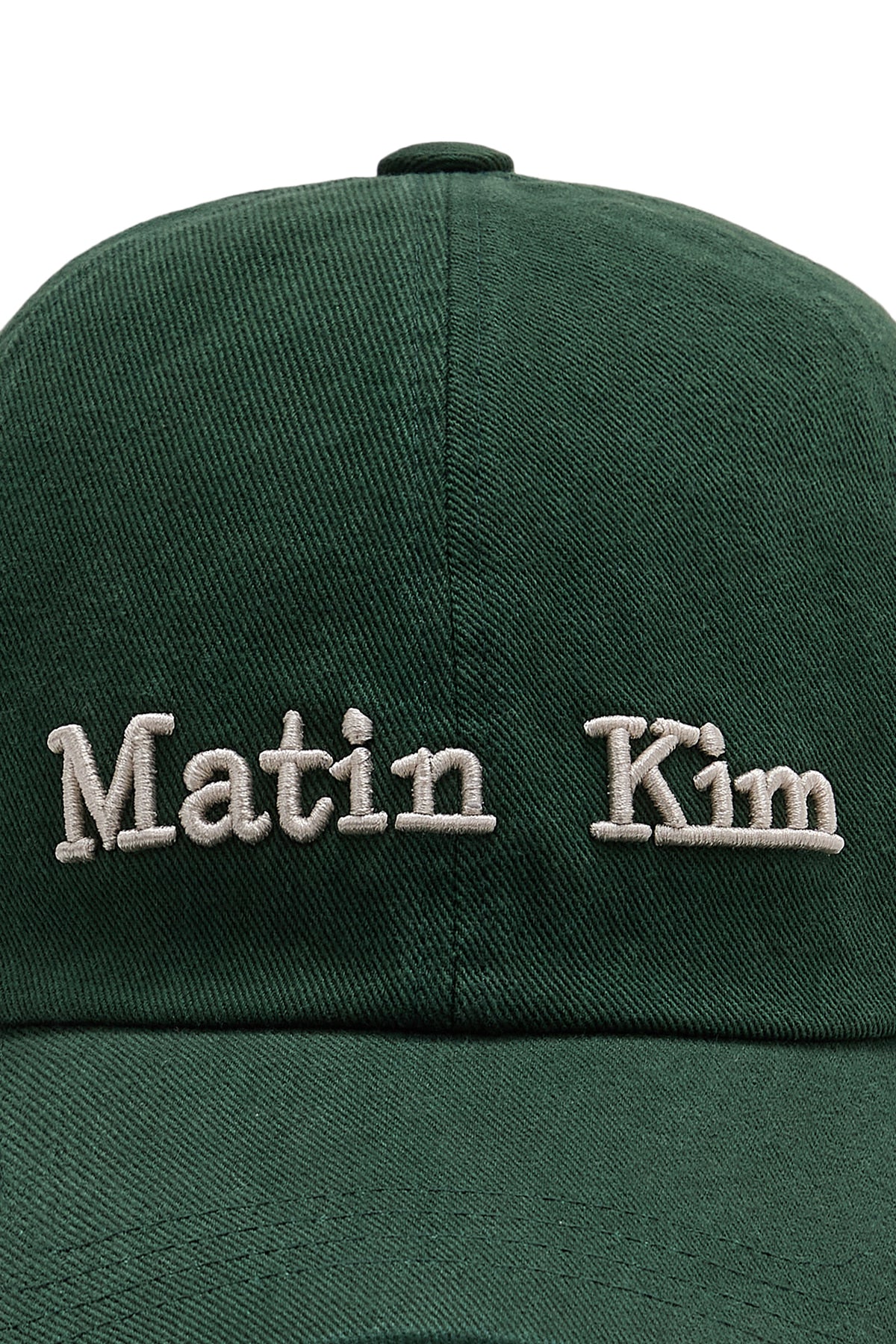 [matinkim] MATIN DUSTY CLASSIC LOGO BALL CAP IN GREEN