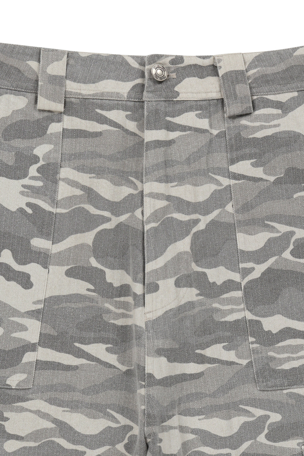 Matinkim Camouflage Cargo Bermuda Pants For Men IN Grey