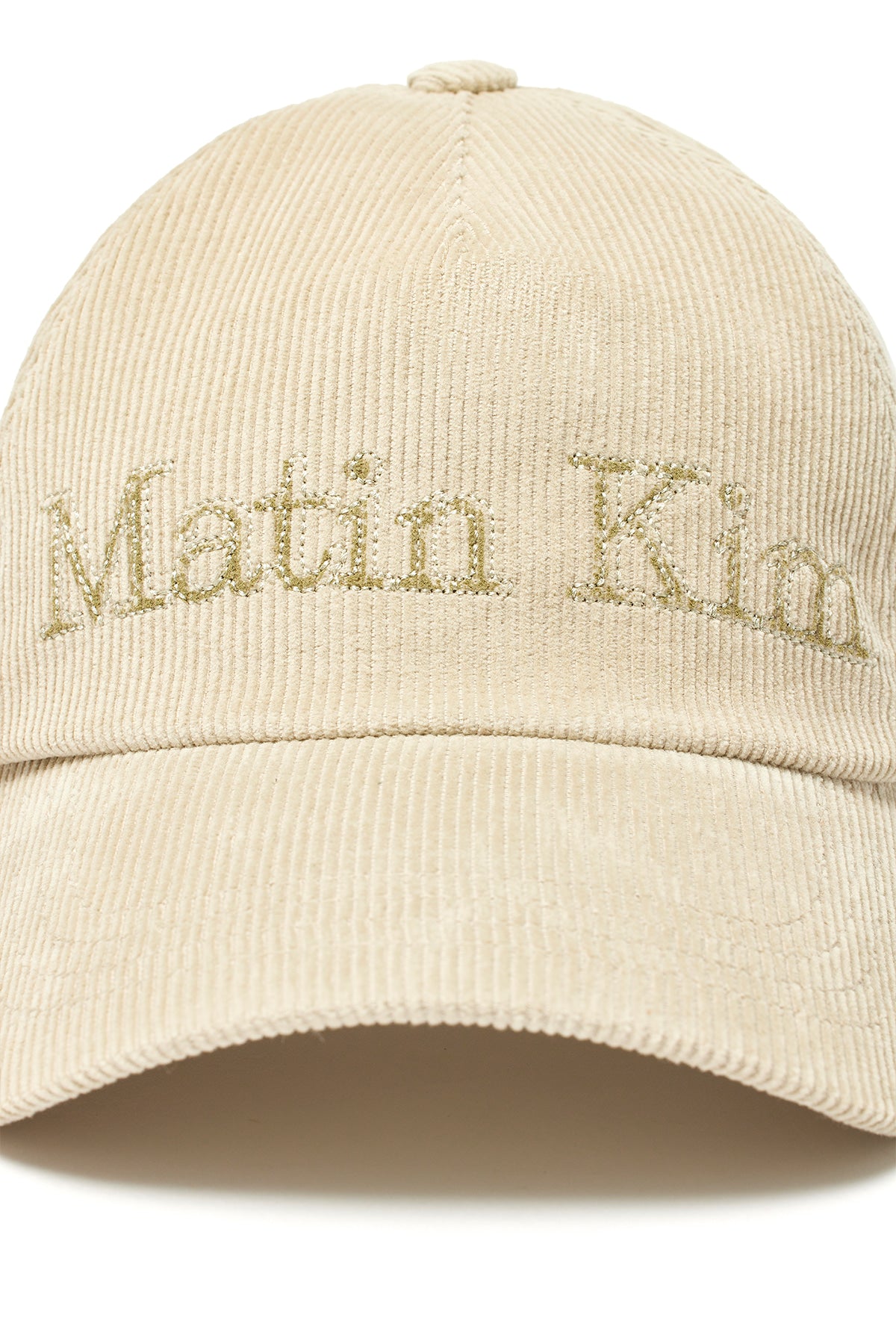 [matinkim] MATIN CORDUROY BALL CAP IN LIGHT KHAKI