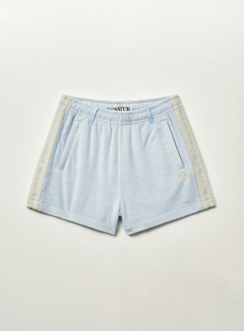 [satur] (W) Lawton Terry Shorts - Sky Blue