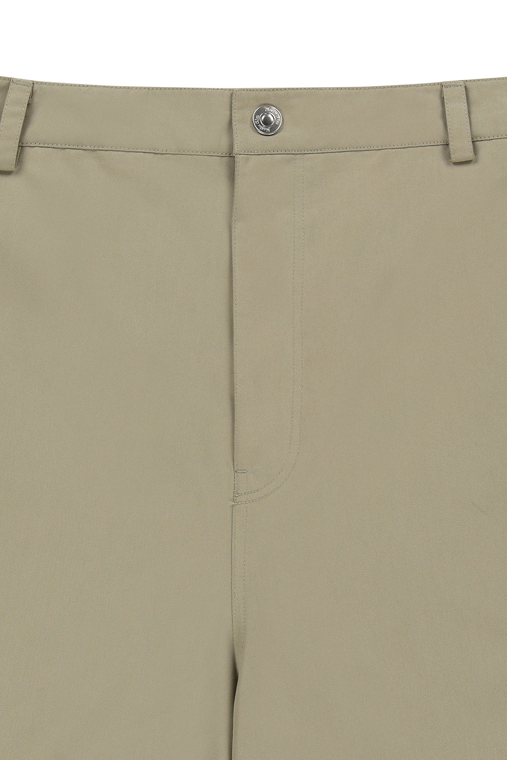 Matinkim Curved Seam Bermuda Pants For Men IN Beige