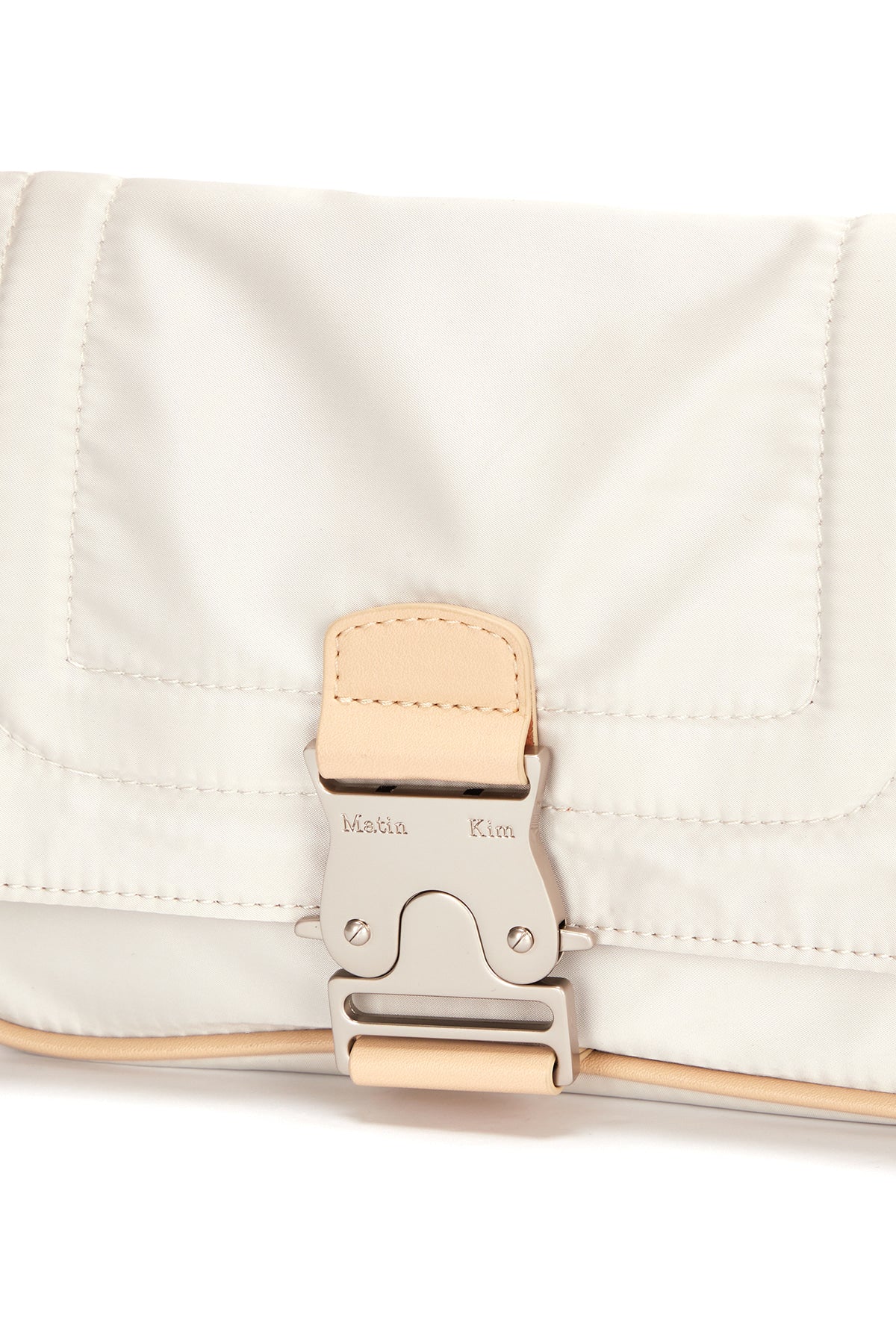 [matinkim] MINI BUCKLE BAG IN WHITE