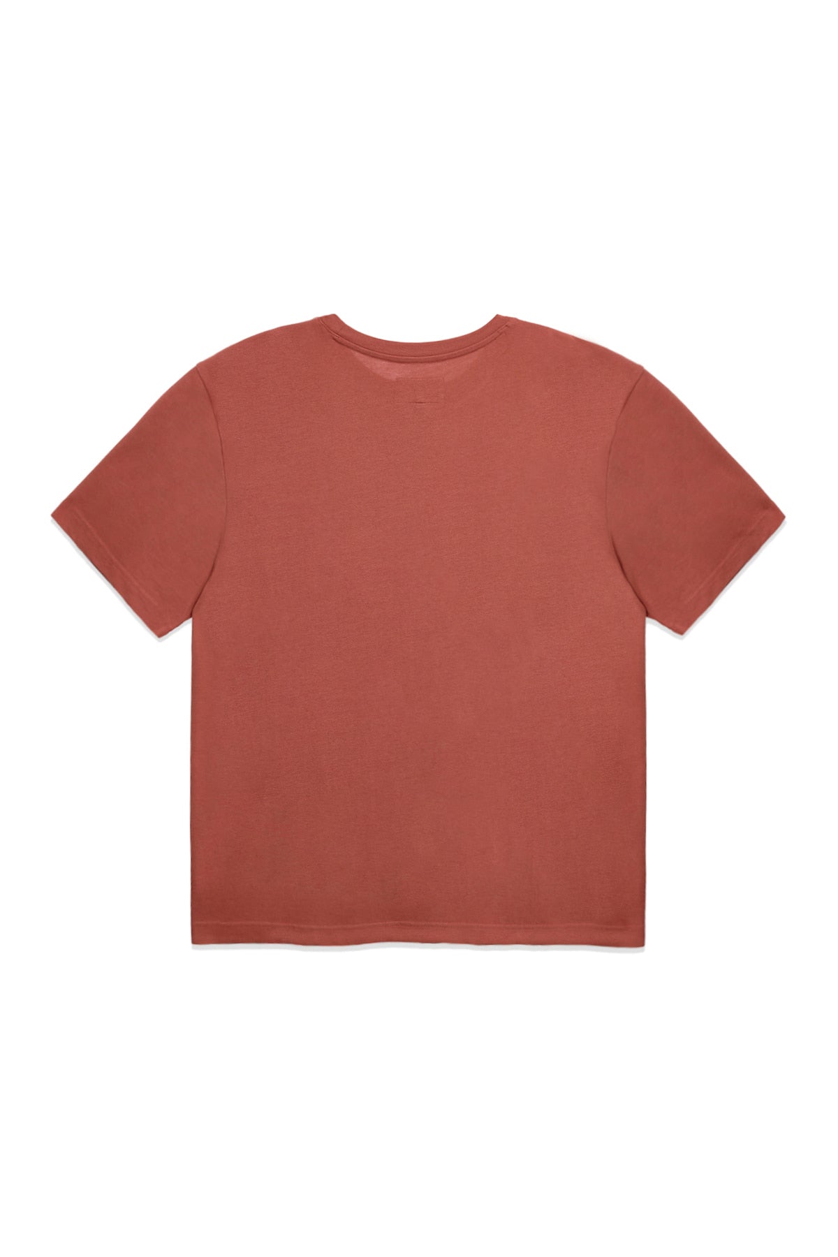 [matinkim] STAMP LOGO GRAPHIC OVERSIZE TOP FOR MEN IN BRICK