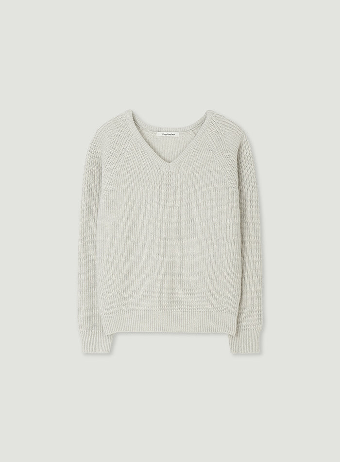 Mango Maniplease Elda V Neck Knit