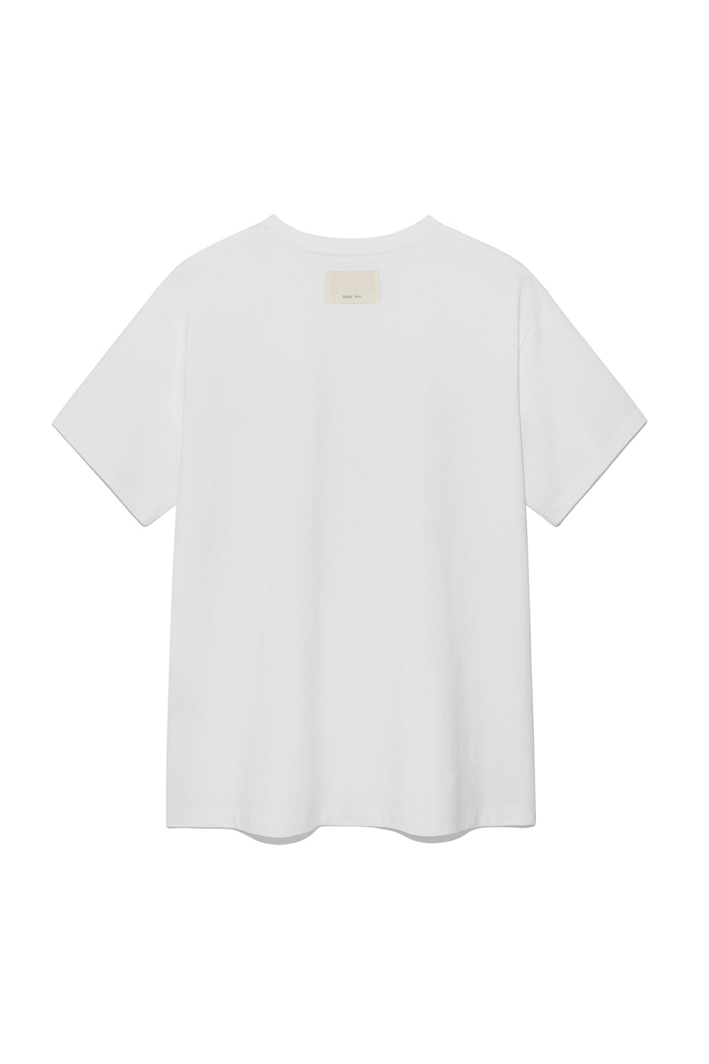 [matinkim] MINIMAL ARCH LOGO TOP FOR MEN IN WHITE