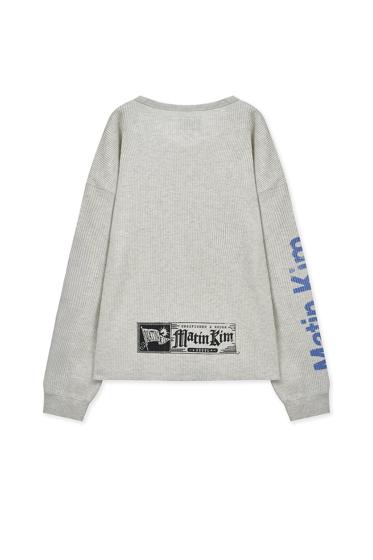 Matinkim Sleeve Logo Waffle Top For Men IN Ivory