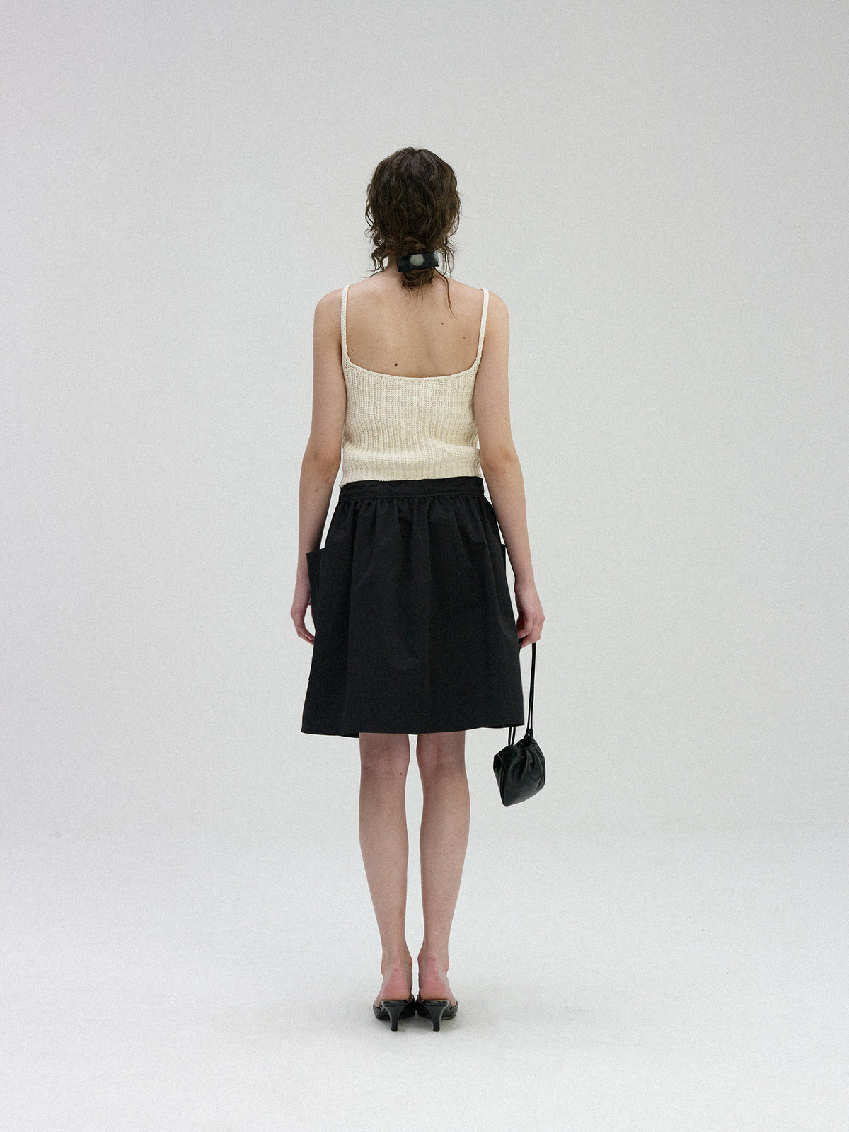 Nothing Written Casali flared skirt (Black)