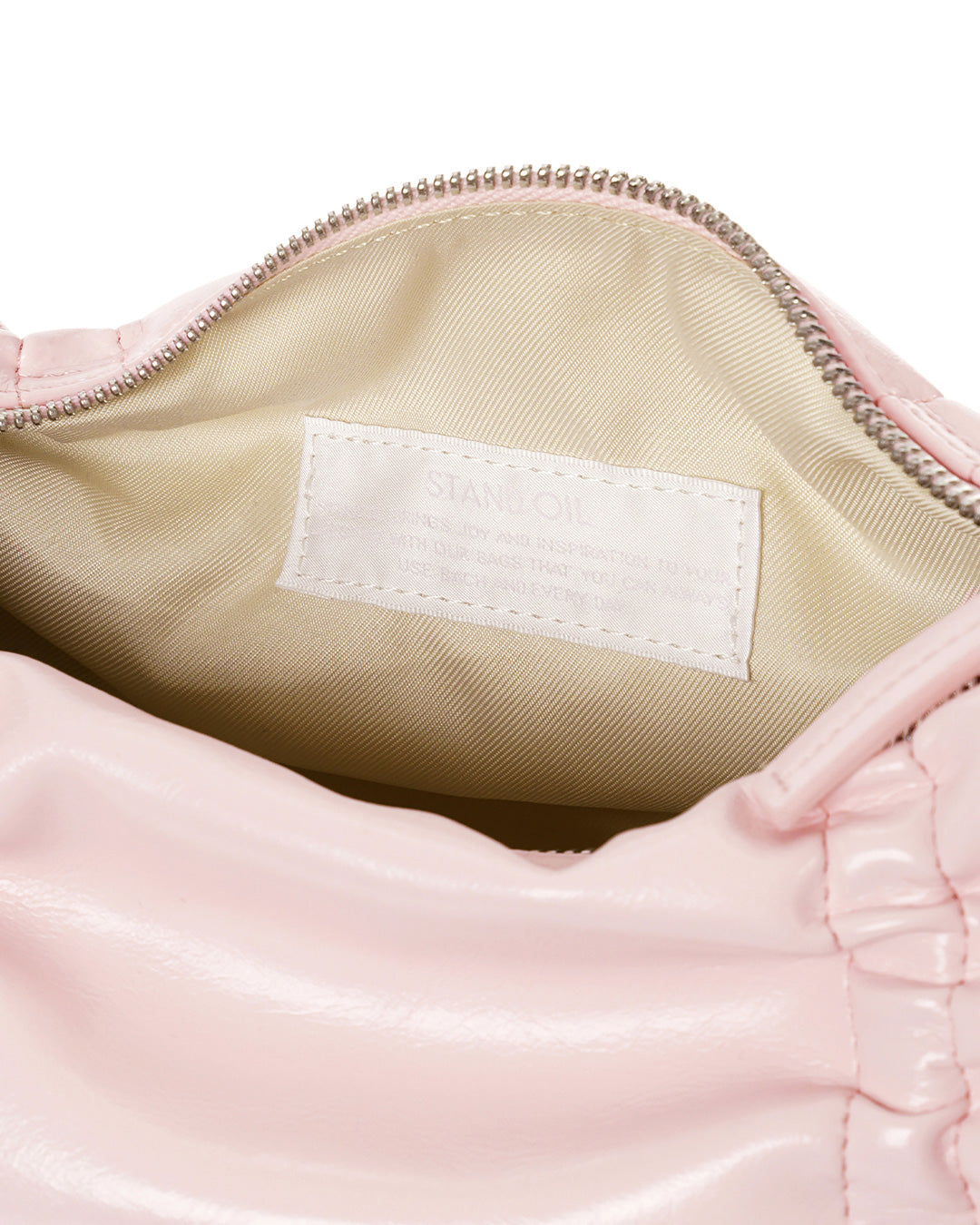 Pleats Bag · Pleated Backpack in Baby Pink