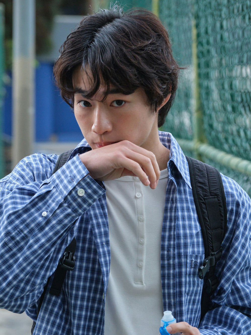 Low Classic Oversized Lc Checked Shirt Blue