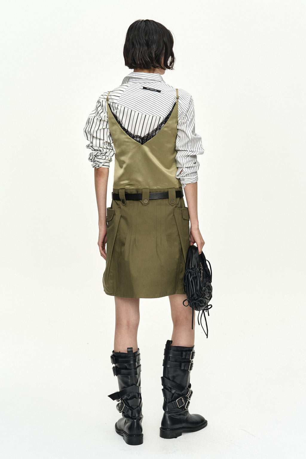 Andersson Bell Lace Bra Printed Cargo Dress