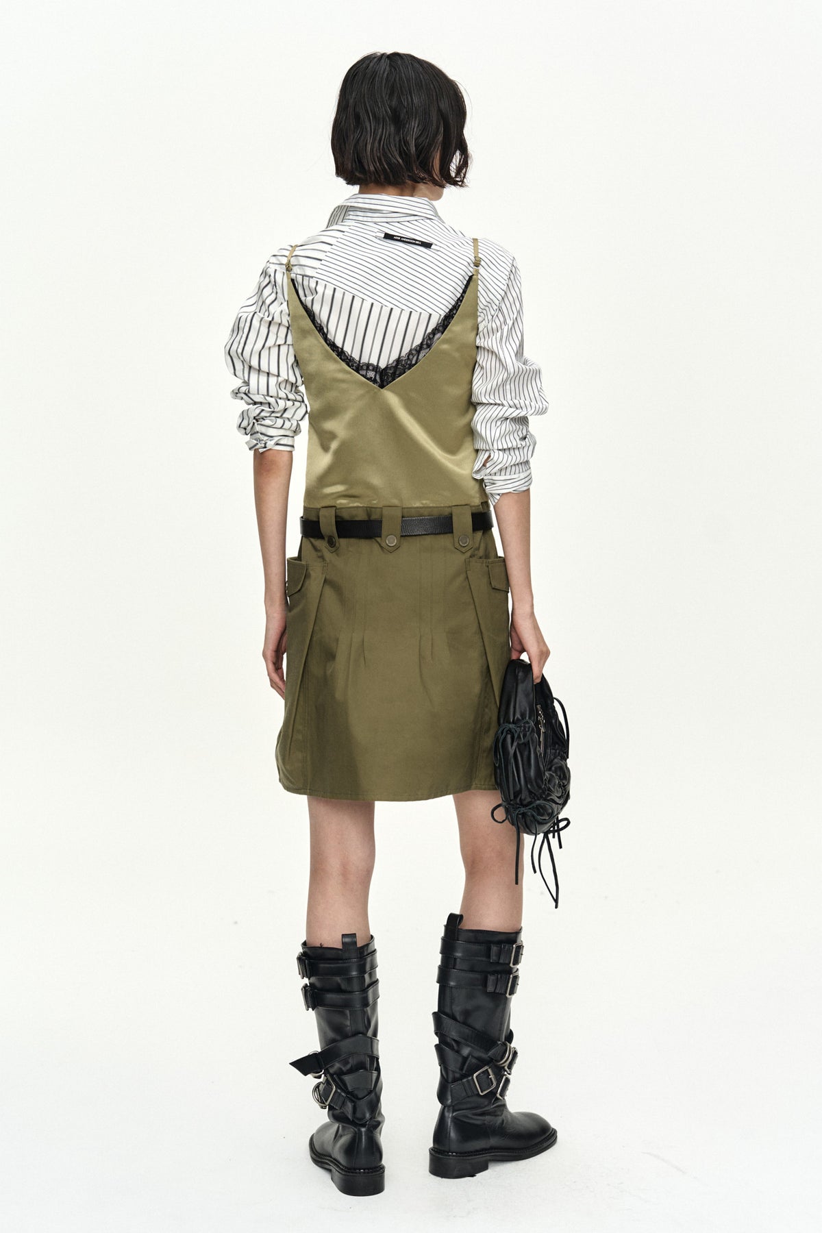 Andersson Bell Lace Bra Printed Cargo Dress