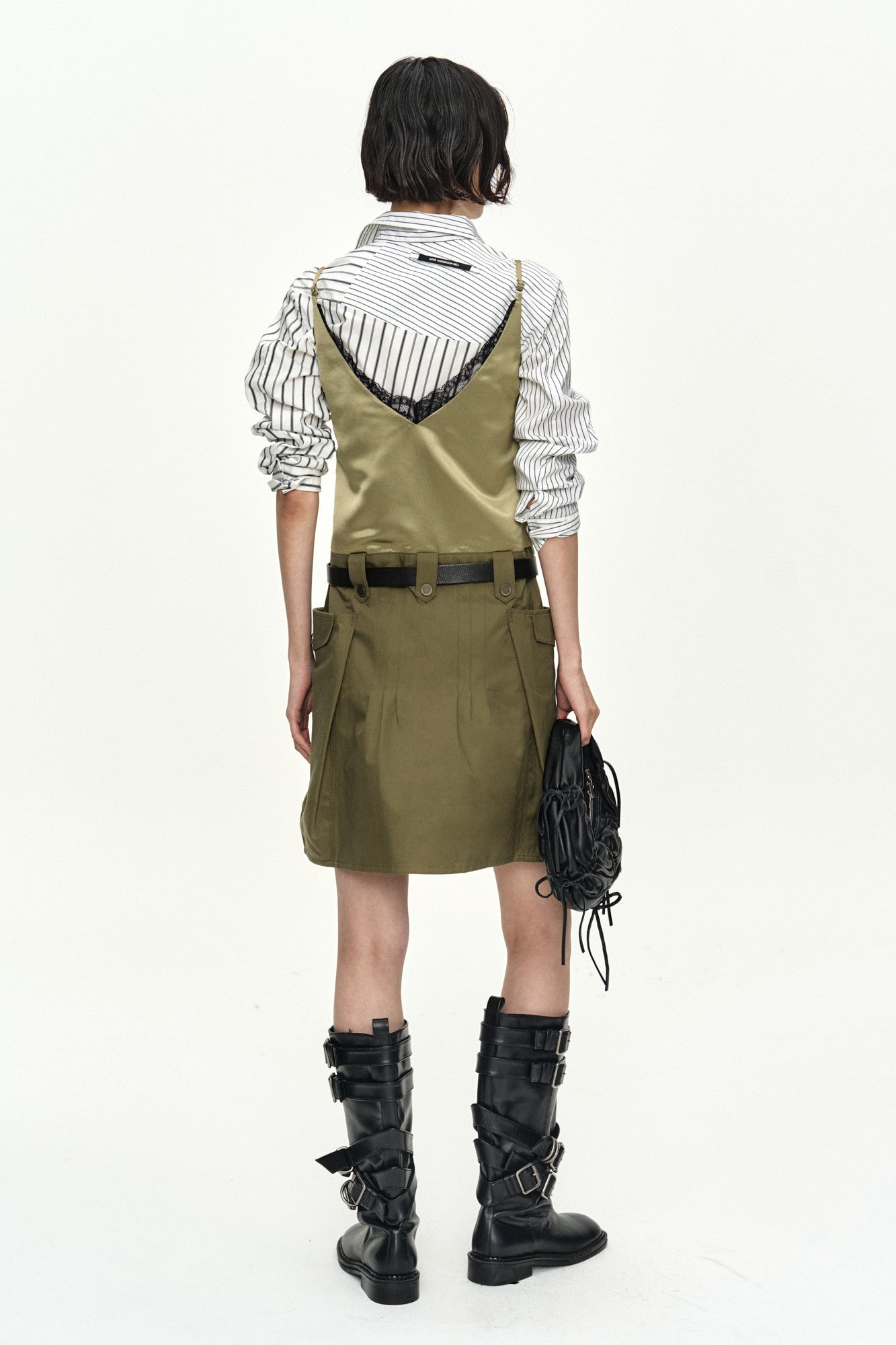 Andersson Bell Lace Bra Printed Cargo Dress
