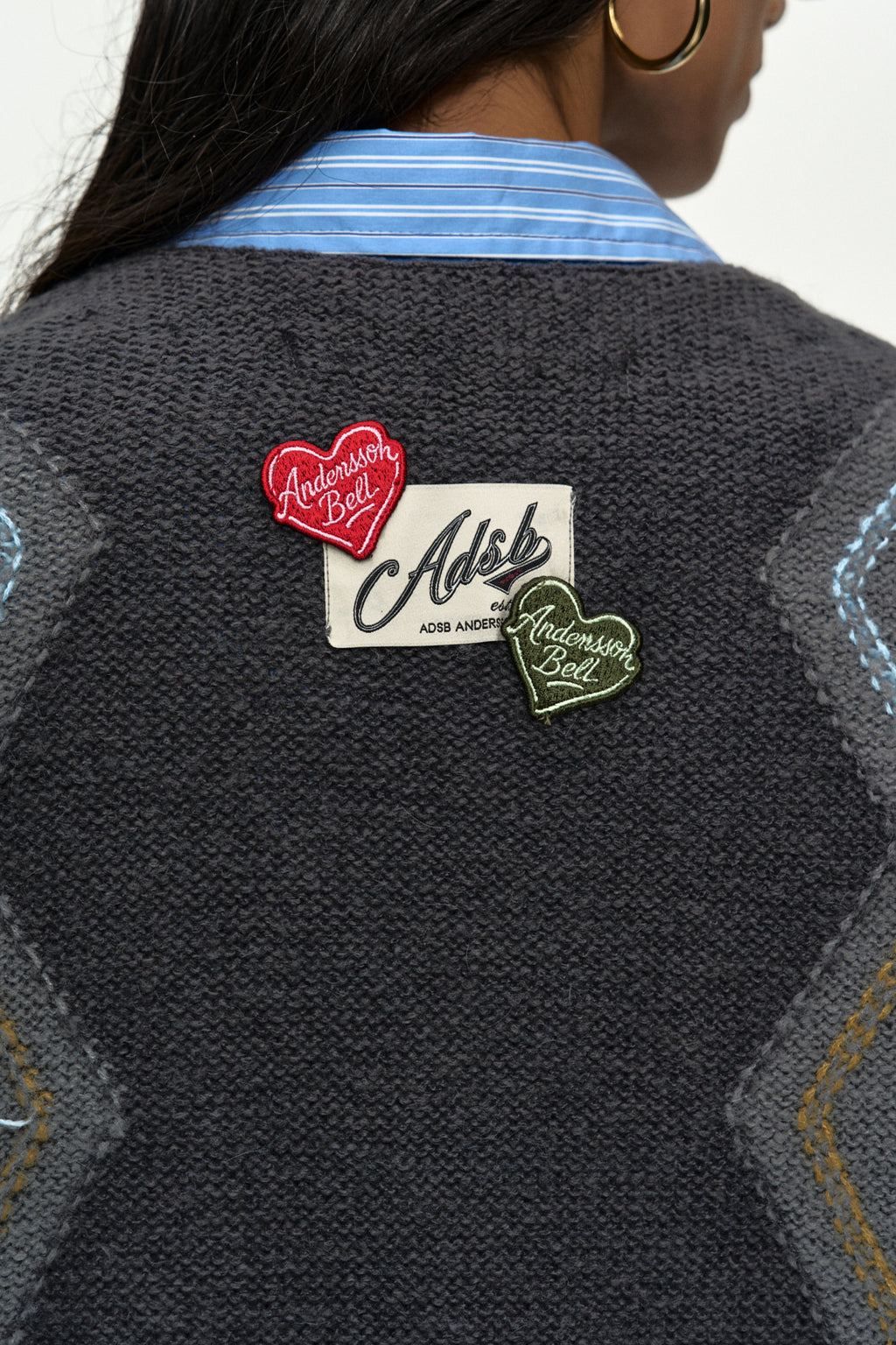 Andersson Bell Gartered Argyle Cardigan