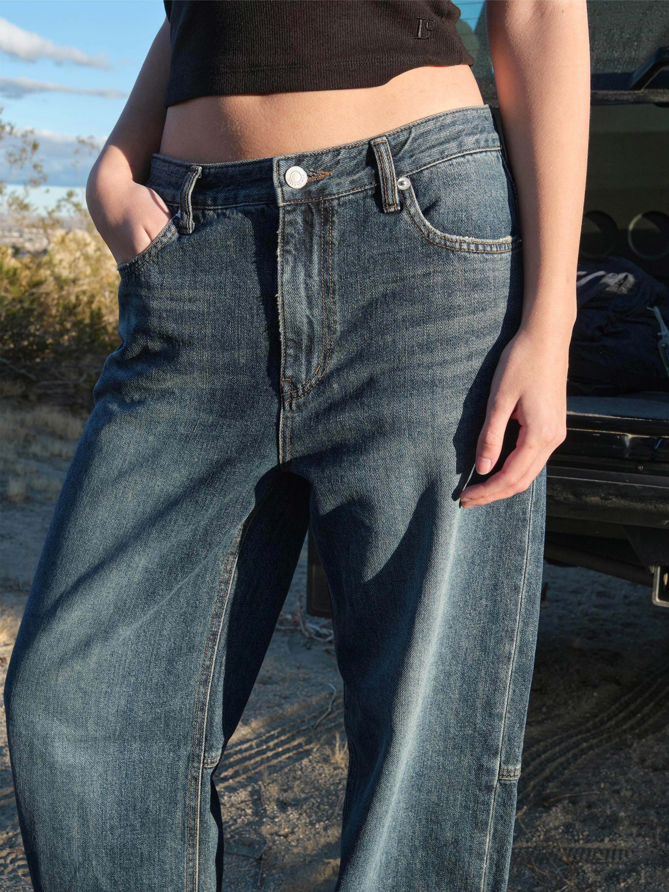 Low Classic New Straight-Fit Jeans - Dark Blue