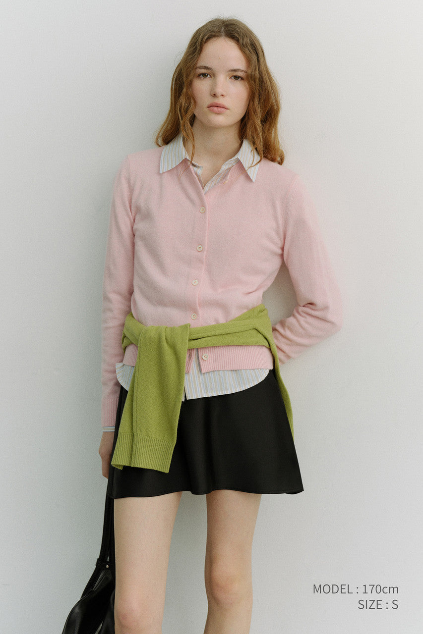 Dunst Satin Mini Skirt Black
