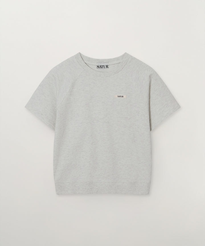 Satur (W) Basic Half Sweatshirt - Oatmeal