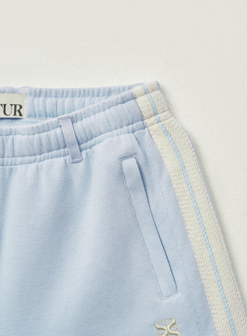 [satur] (W) Lawton All Day Track Shorts - Sky Blue