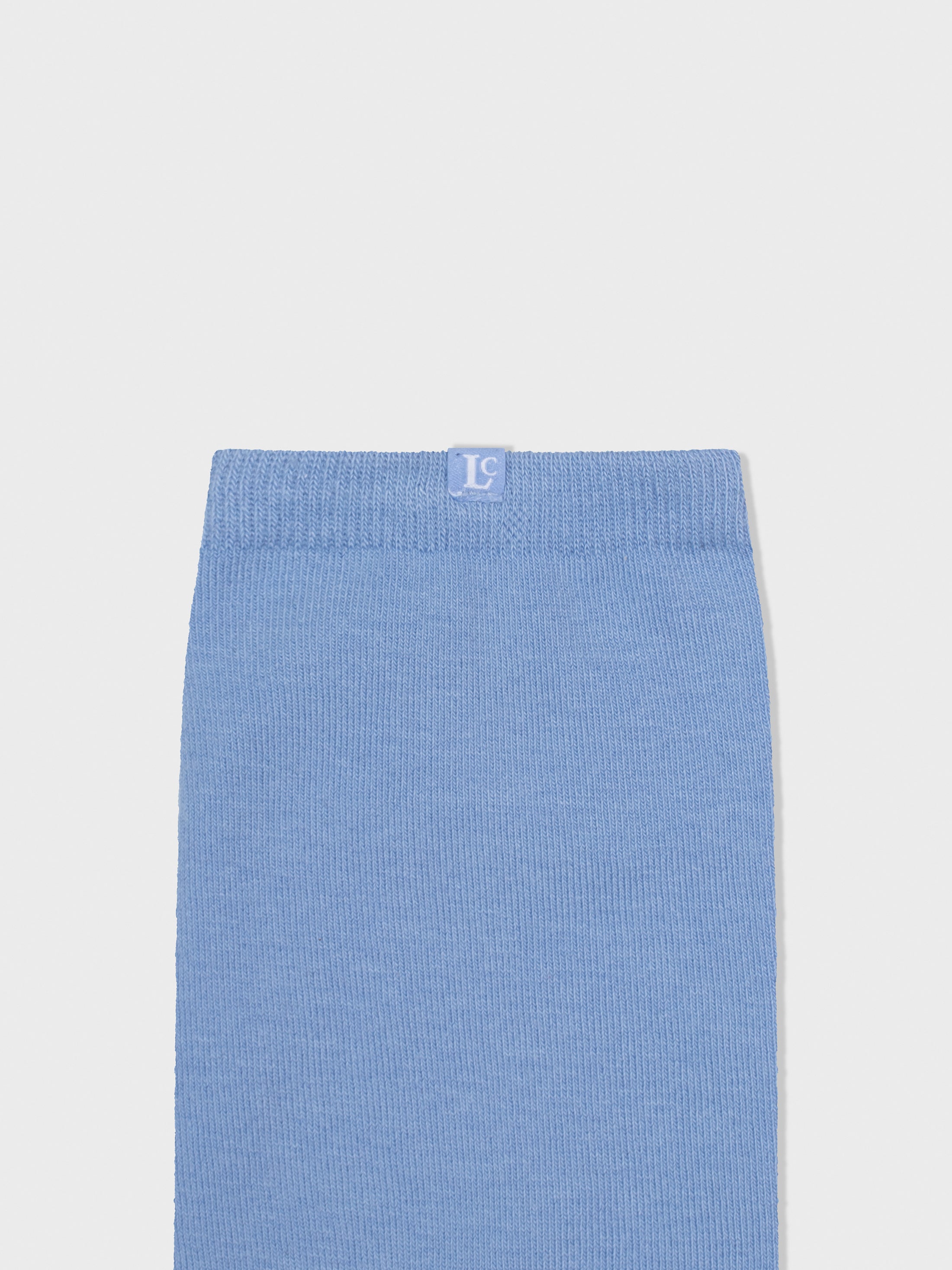 [Low Classic] Cotton Midi Socks_Blue