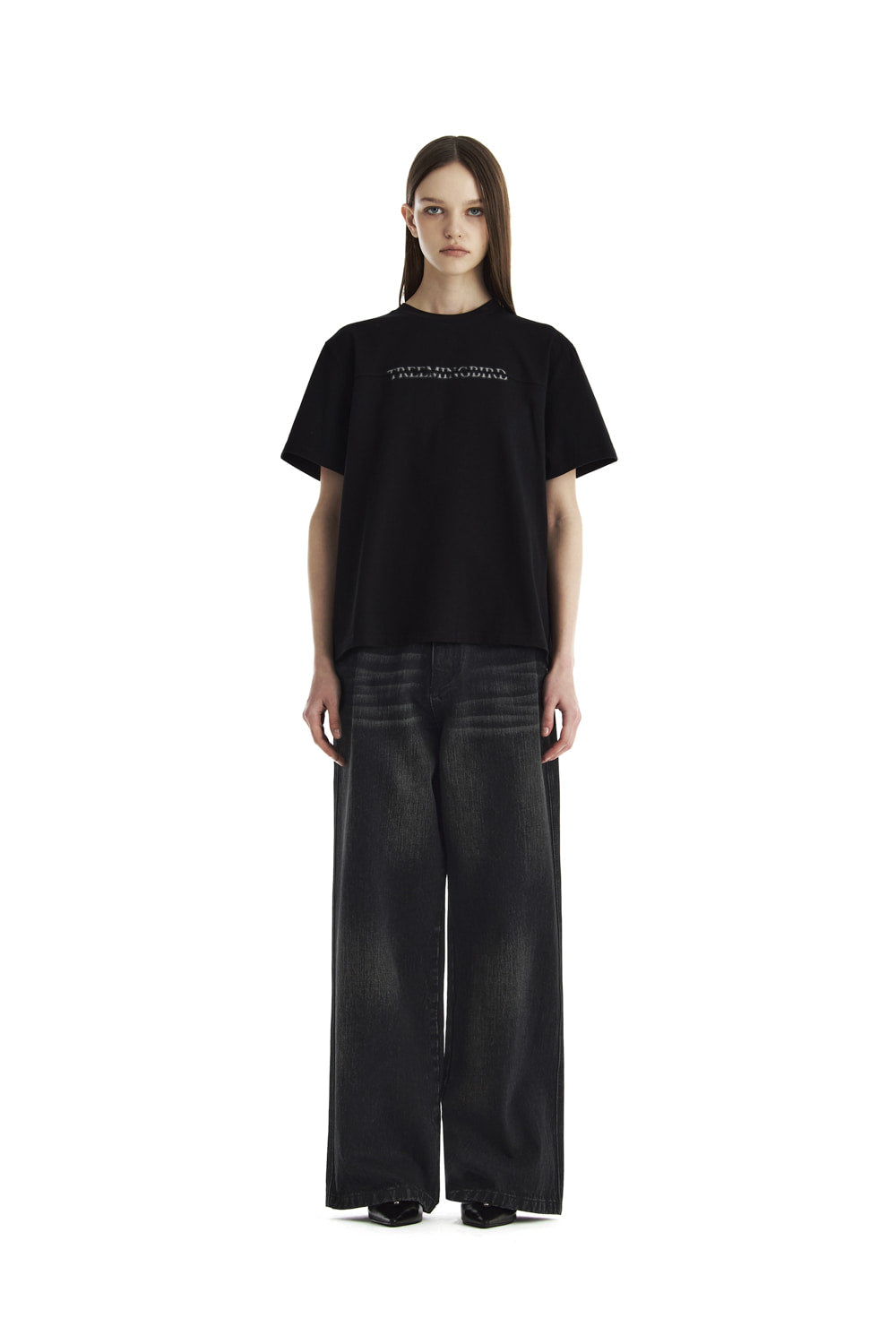 Treemingbird Blurry Logo T-Shirts Black