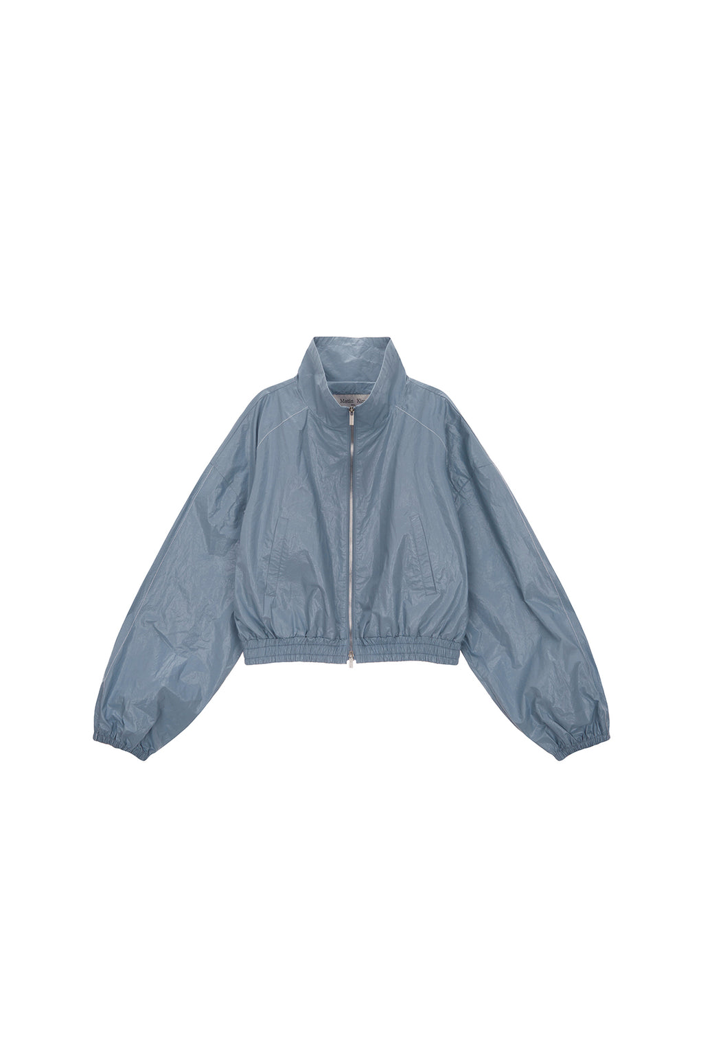 [matinkim] MATIN COATING CROP BLOUSON IN SKY
