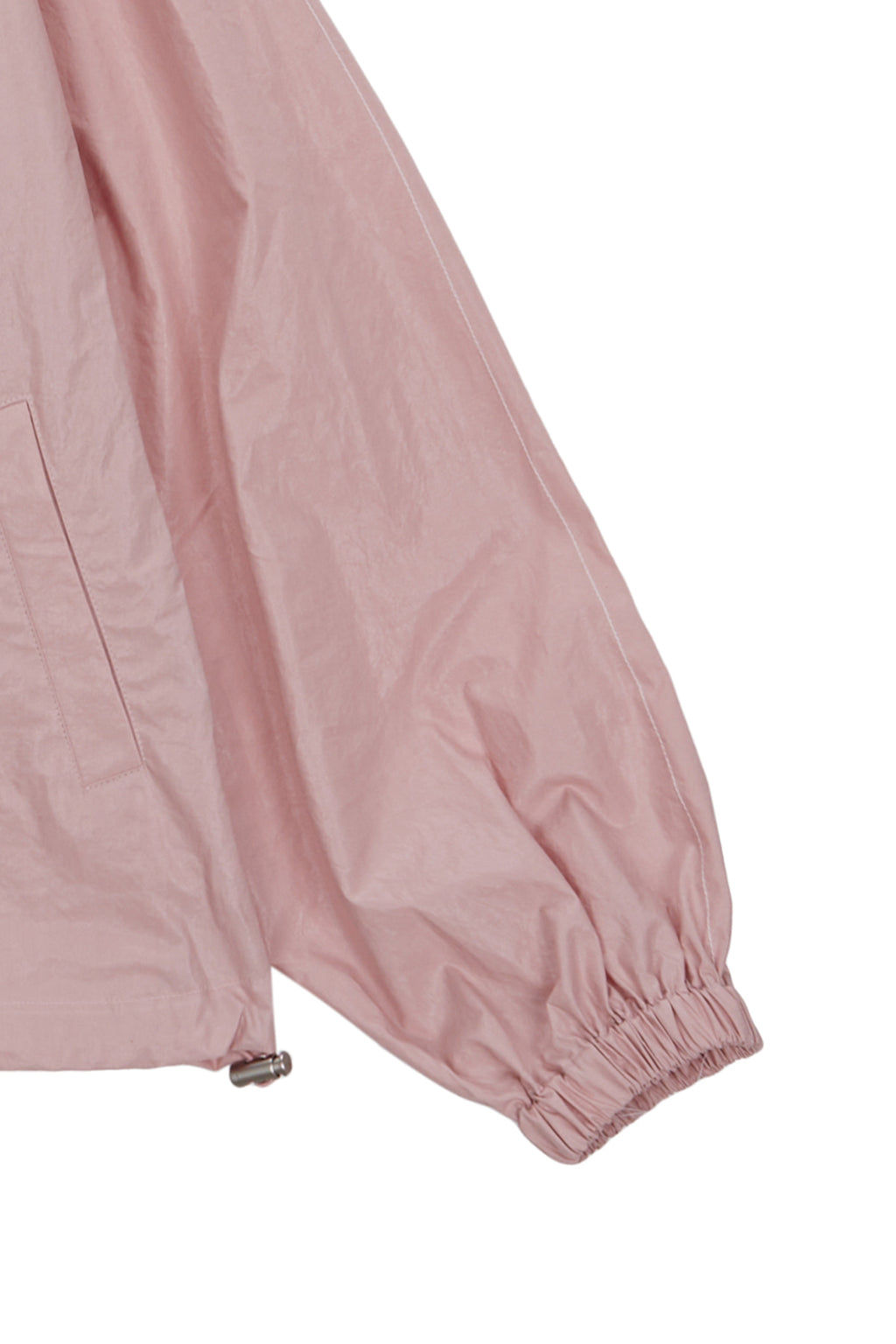 [matinkim] MATIN KIM LOGO COATING JUMPER IN PINK