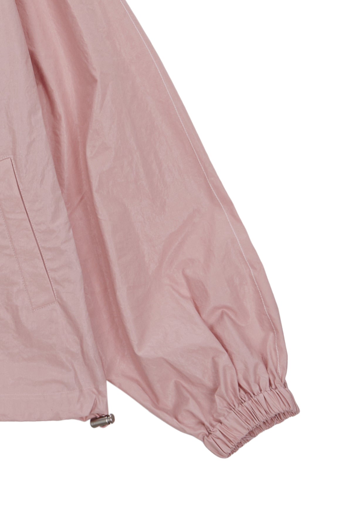 [matinkim] MATIN KIM LOGO COATING JUMPER IN PINK