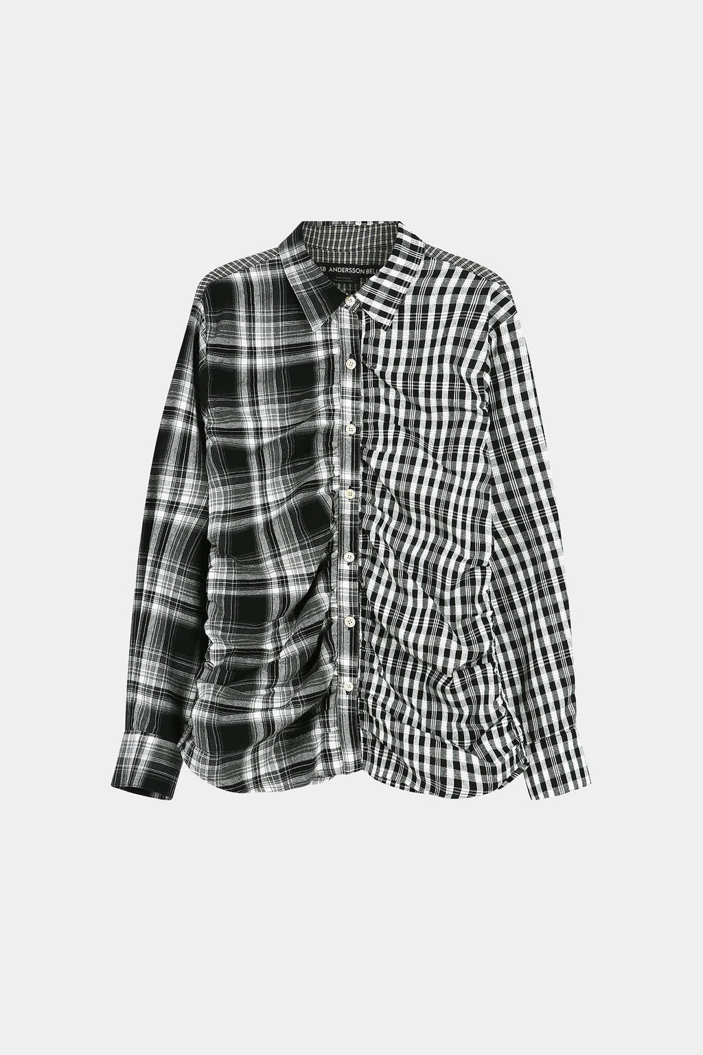Andersson Bell [Exclusive] Shirred Check Shirt