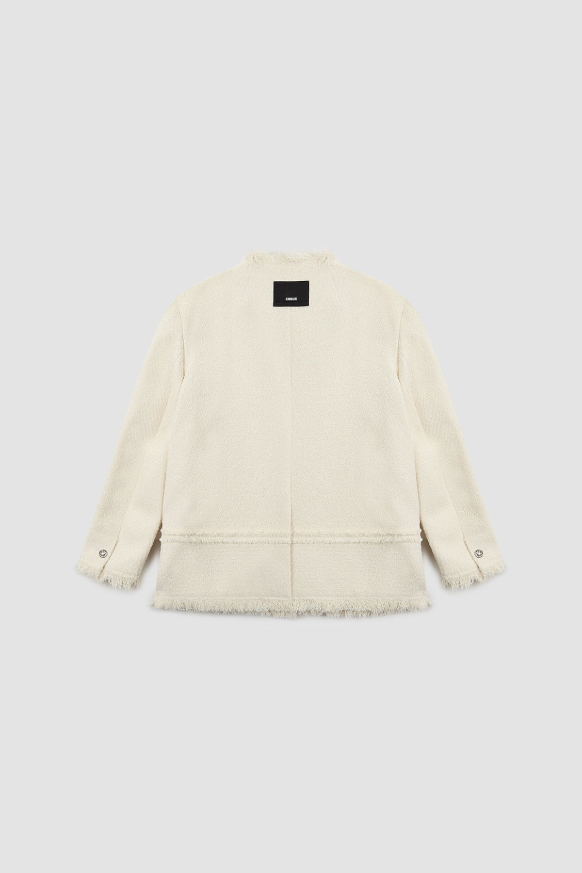 Matinkim Patch Pocket Tweed Jacket IN Ivory