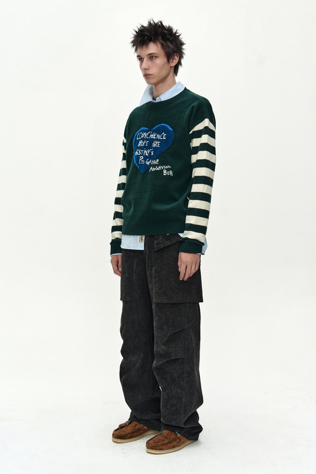 Andersson Bell 26 Boy'S Heart Message Crew-Neck Sweater