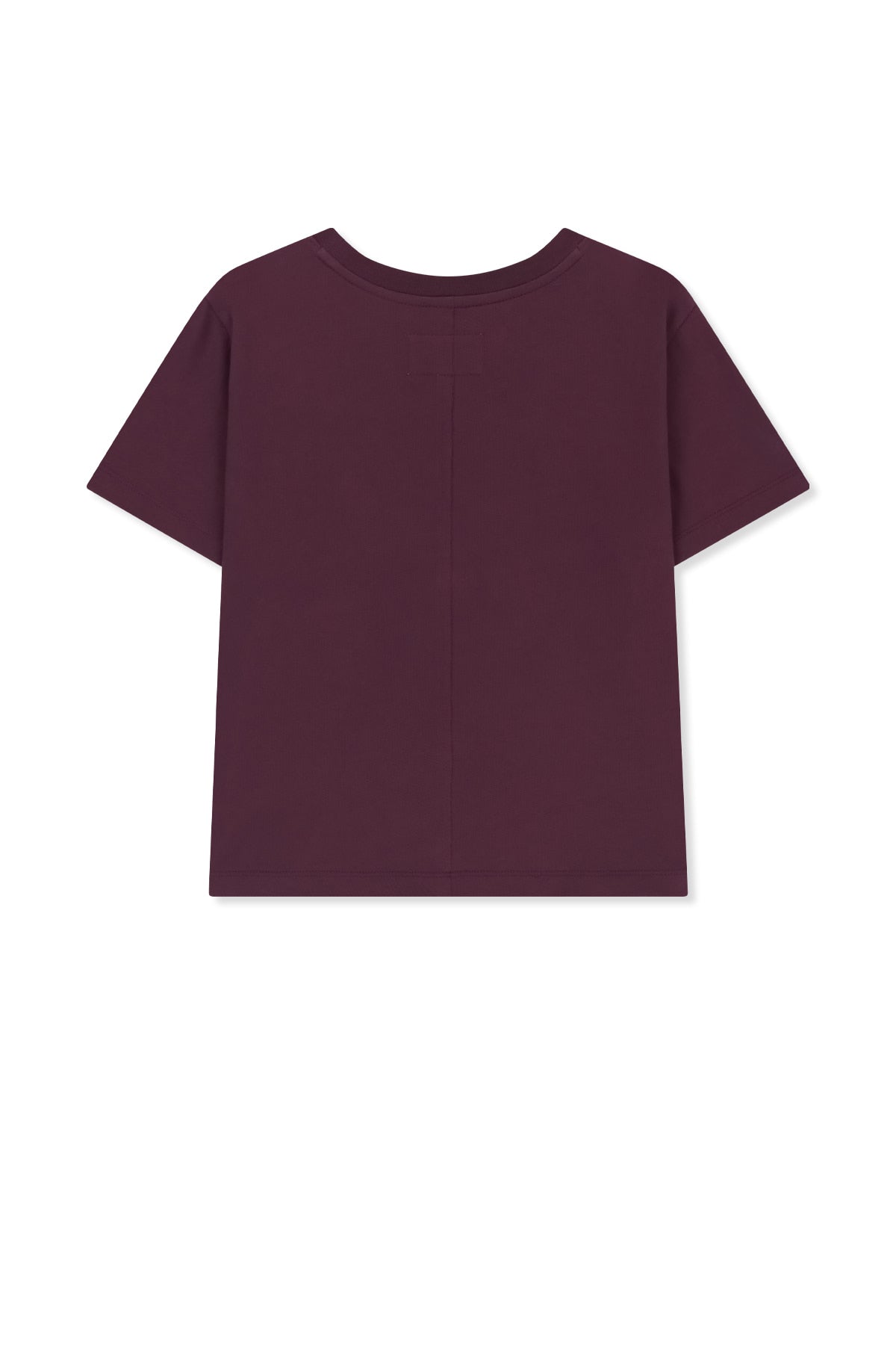 Matinkim Diagonal Cut Logo Crop Top IN Purple