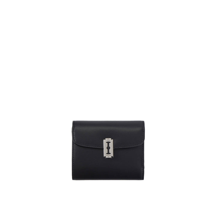 Vunque Semi Lune Tri-Fold Half Wallet Black