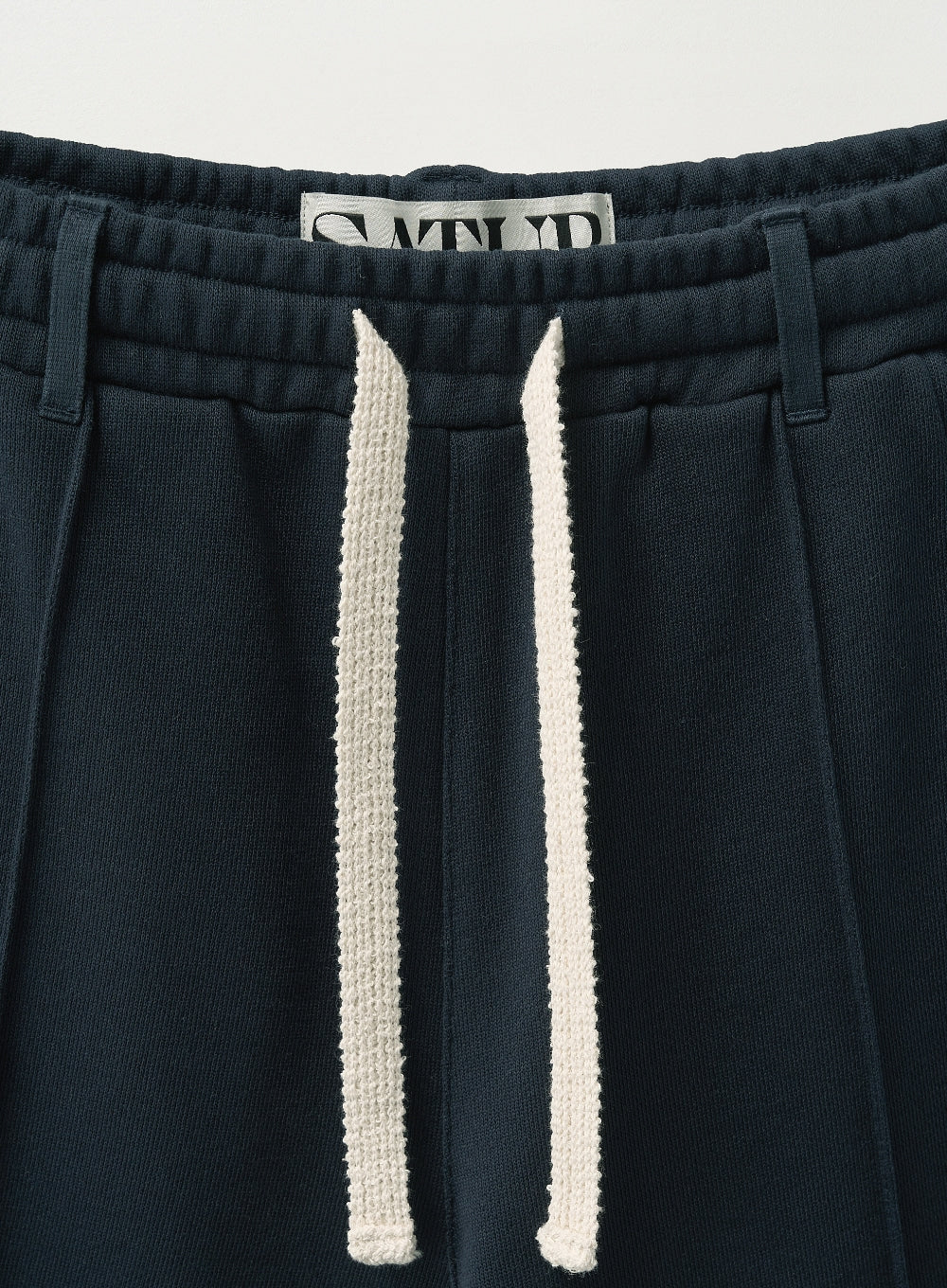 [satur] Teo Cotton Bermuda Pants - Navy