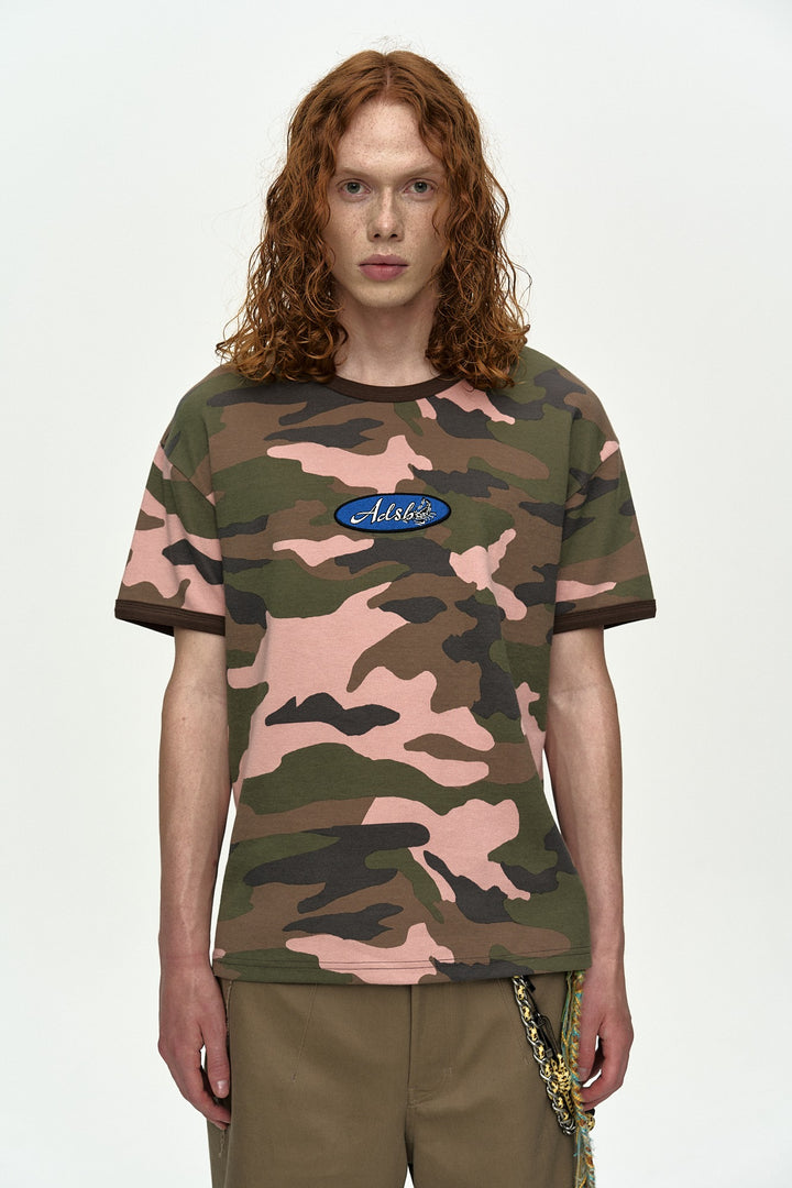 Andersson Bell (Essential) Camouflage Ringer T-Shirt Camouflage)