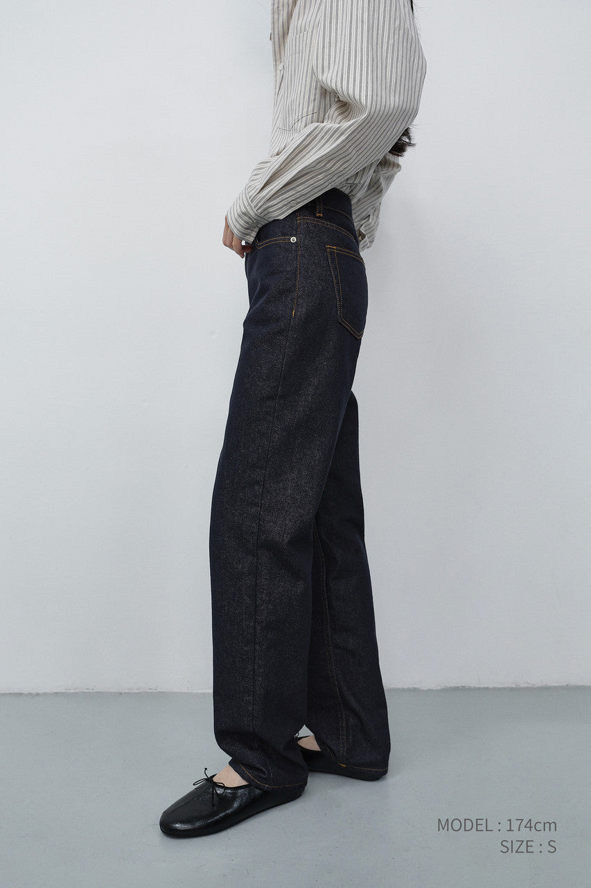 Dunst Essential Straight Jeans Raw Blue
