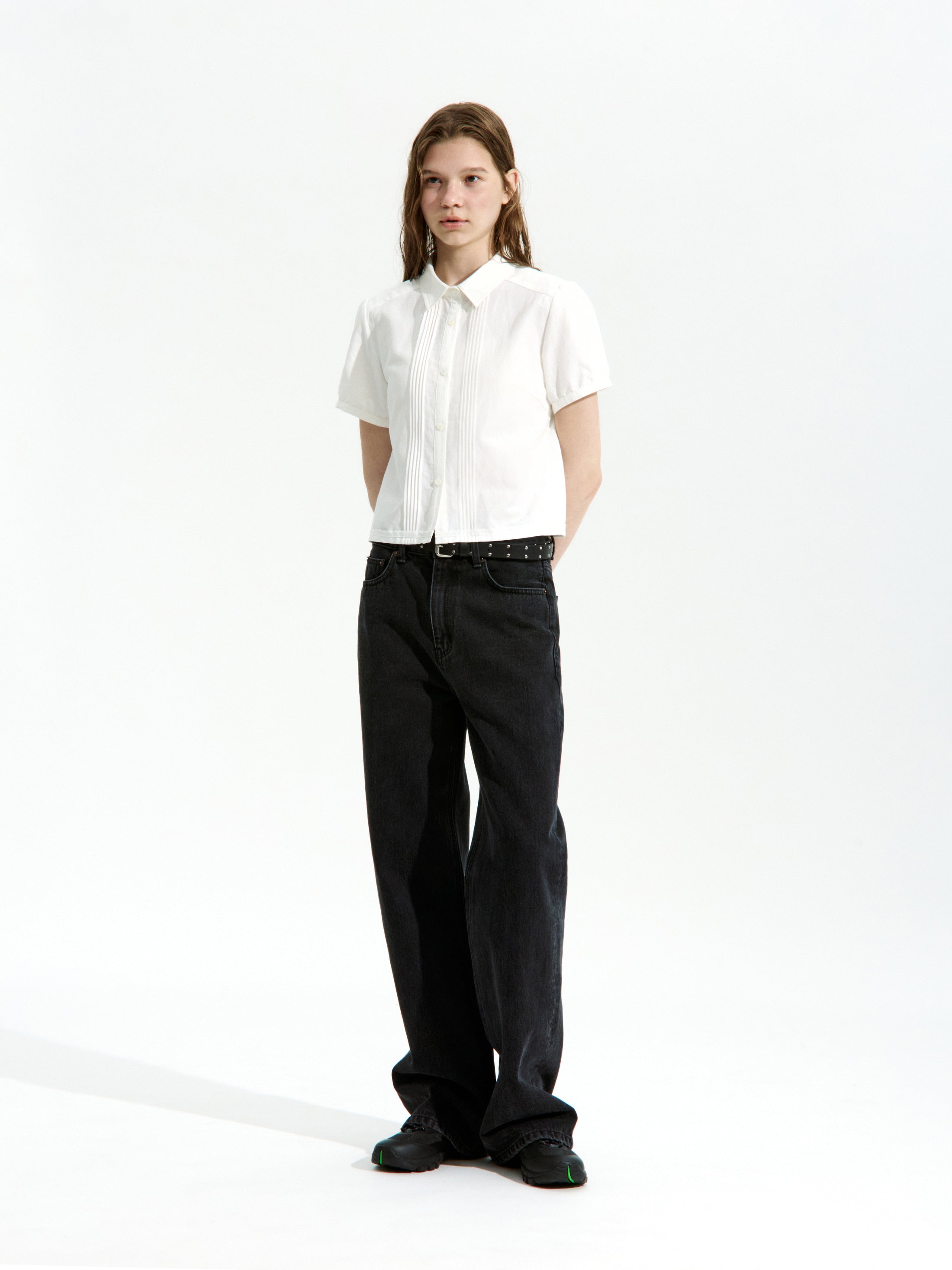 Low Classic Bamboo Lace Shirt Off White