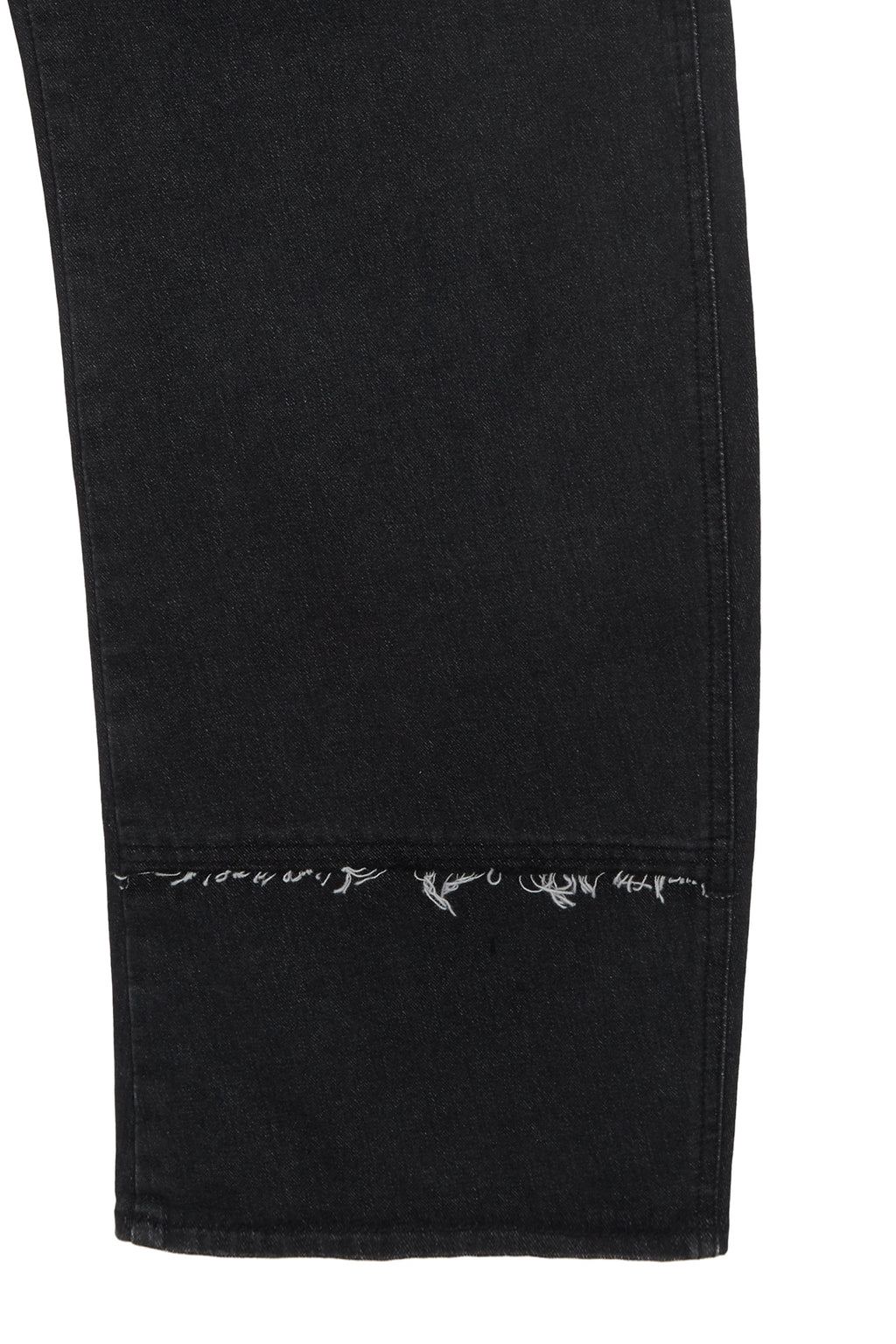 Matinkim Wide Cut Point Denim Pants For Men IN Black