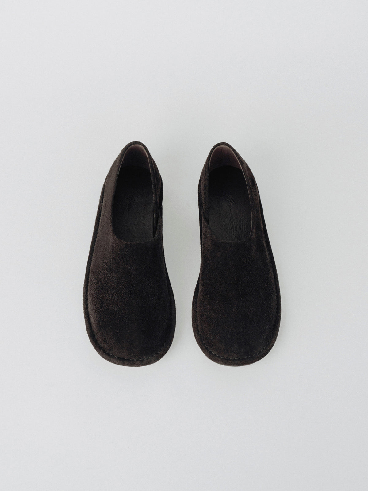 Moia stitched pebble loafer (smoke brown)